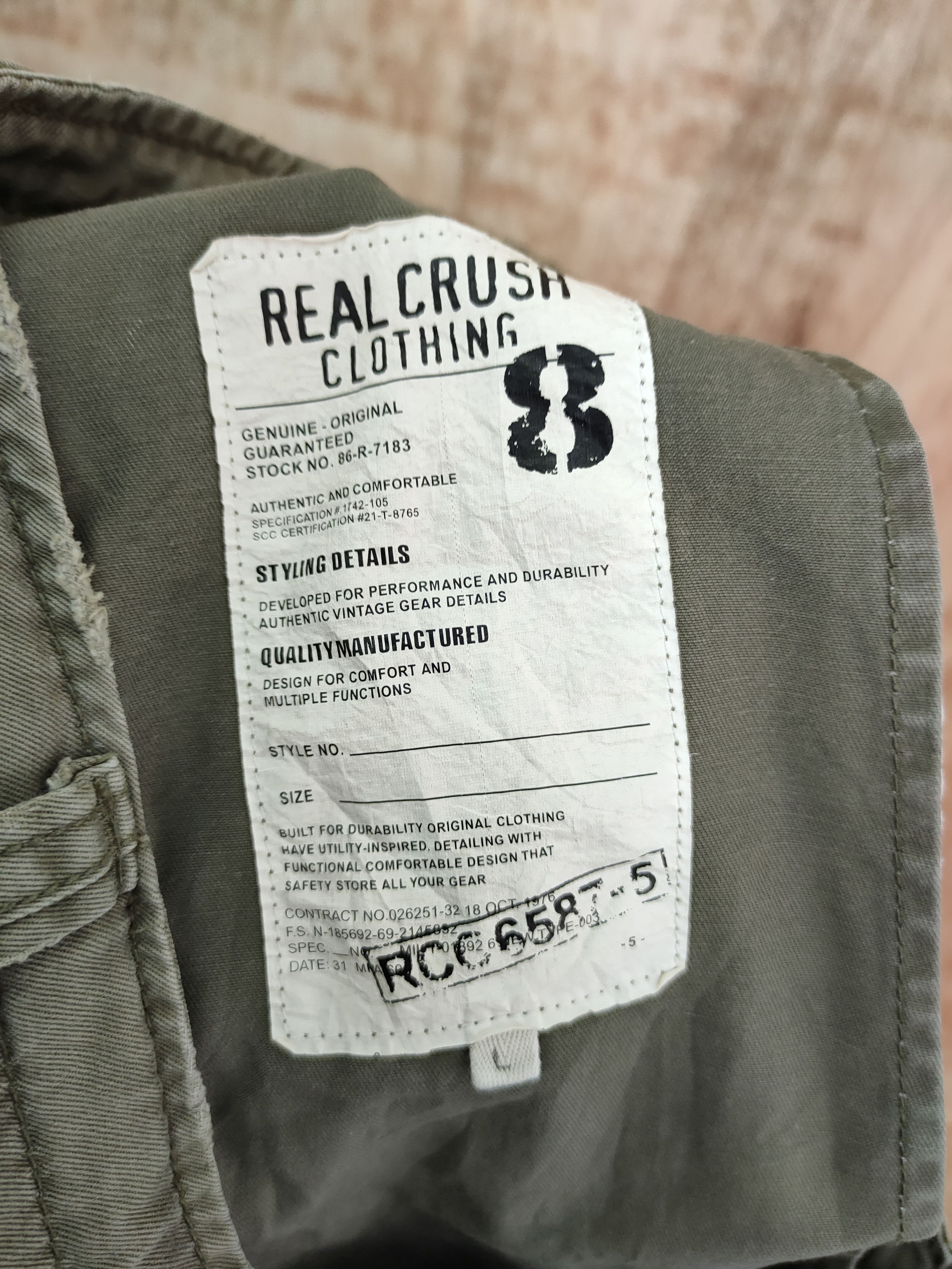 Japanese Brand DL Real Cruch clothing military tactical cargo pants #276 Size US 32 / EU 48 - 12 Thumbnail