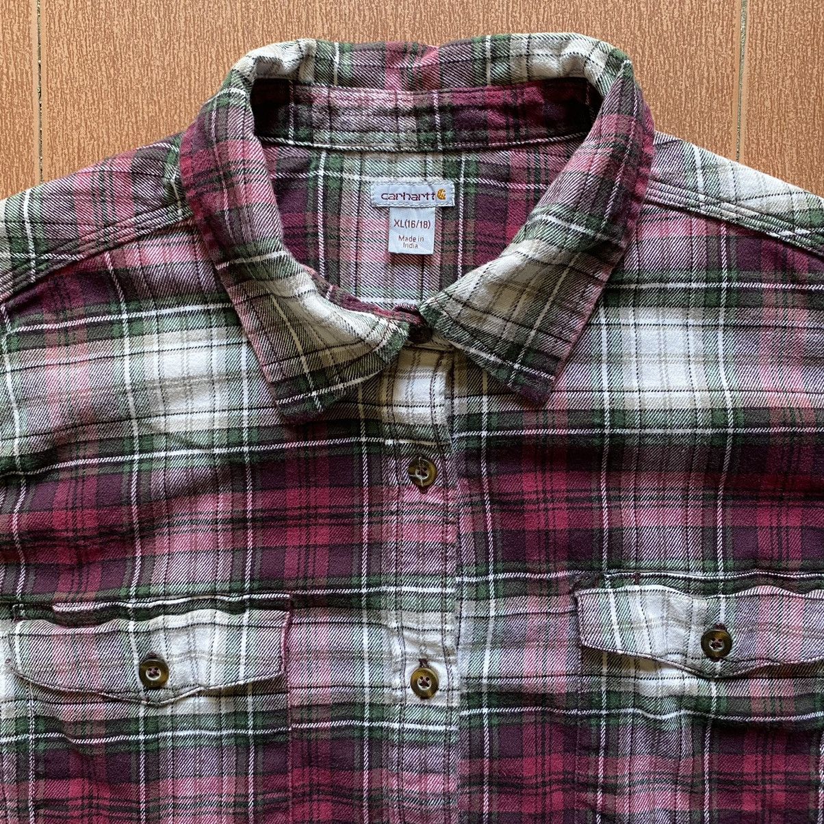 Carhartt × Carhartt Wip Carhartt Flannel Shirt Size US XL / EU 56 / 4 - 3 Thumbnail