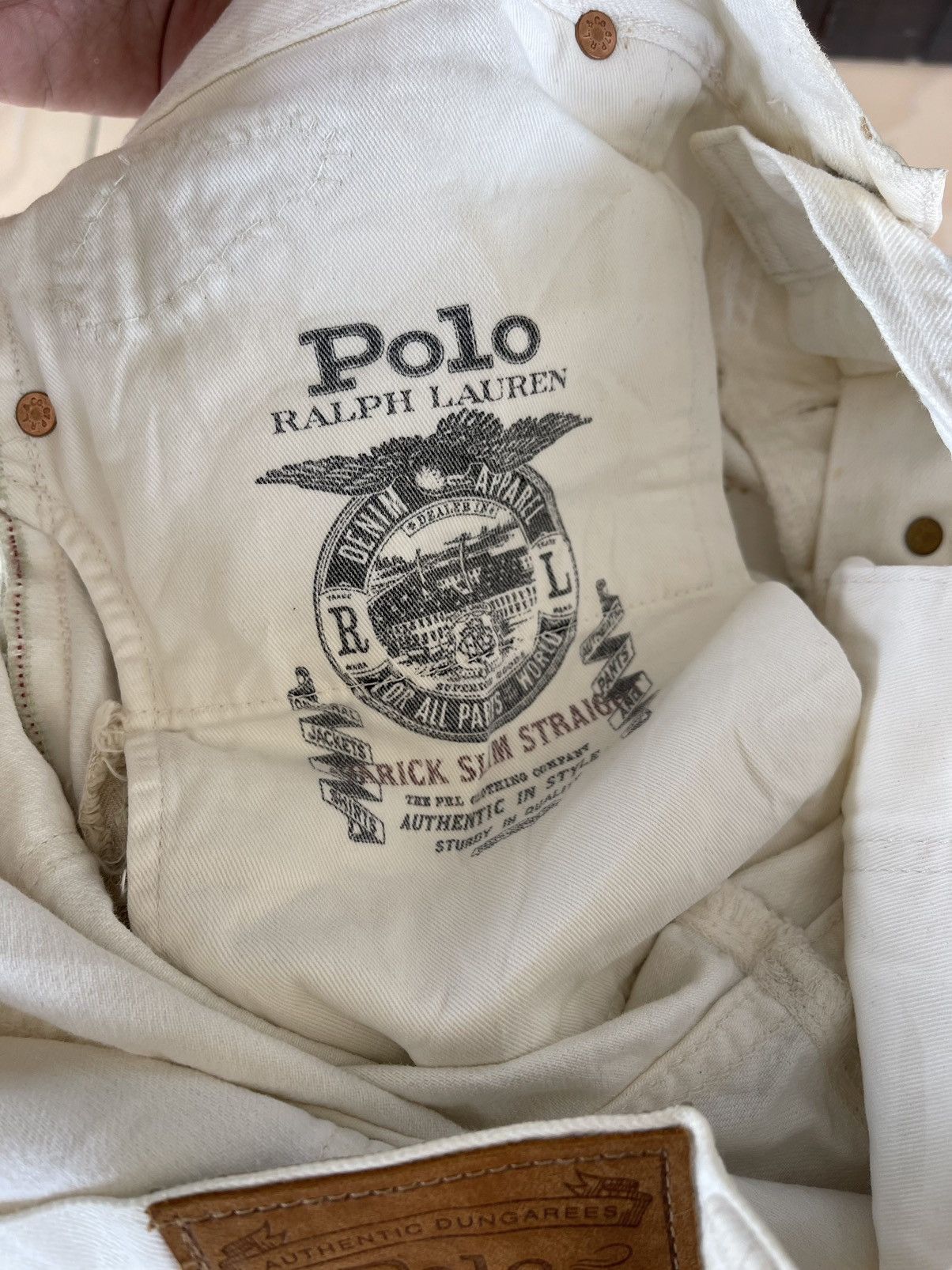 Ralph Lauren Vintage Polo Ralph Lauren denime short distressed design Size US 36 / EU 52 - 15 Thumbnail