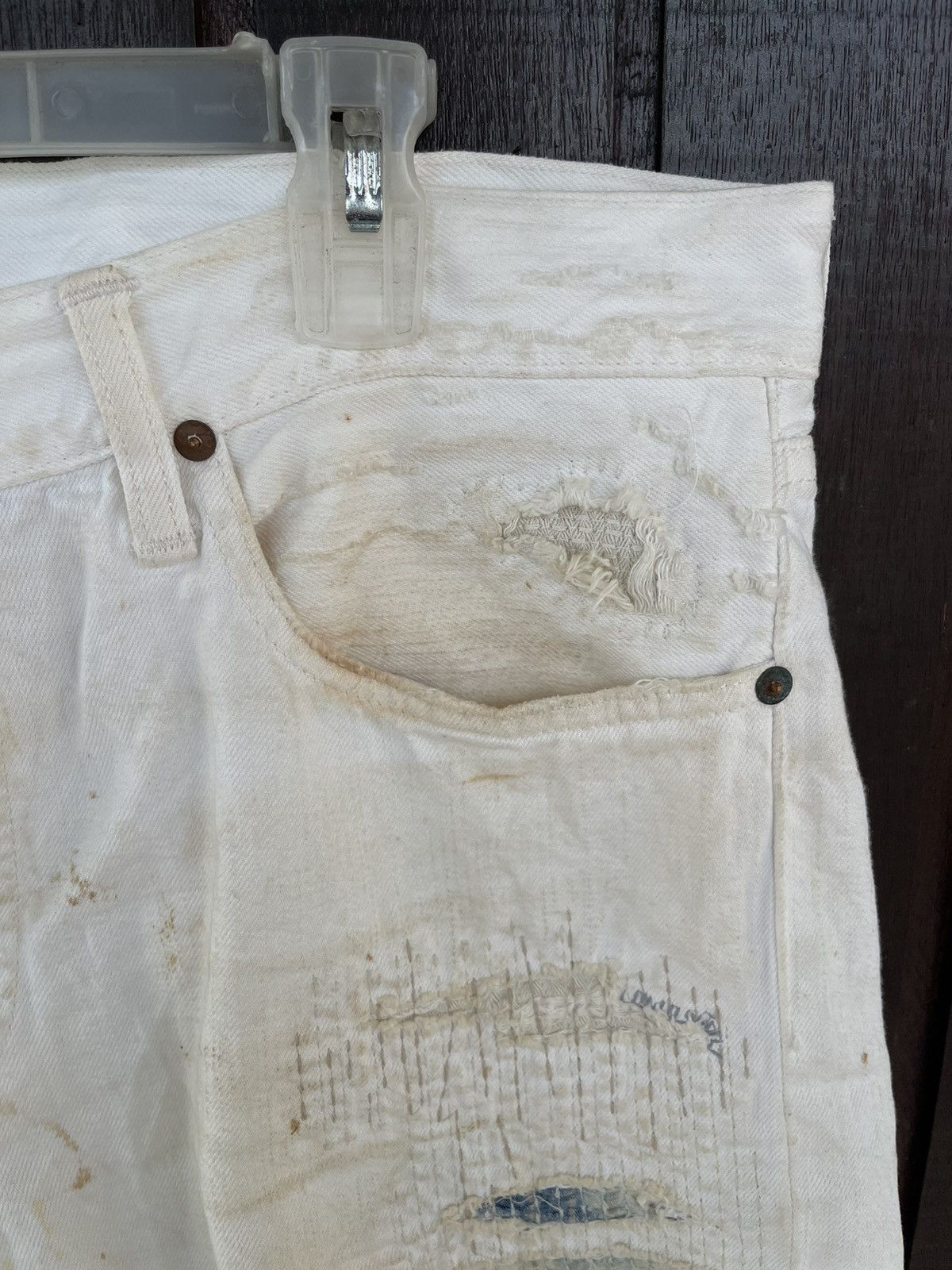 Ralph Lauren Vintage Polo Ralph Lauren denime short distressed design Size US 36 / EU 52 - 8 Thumbnail