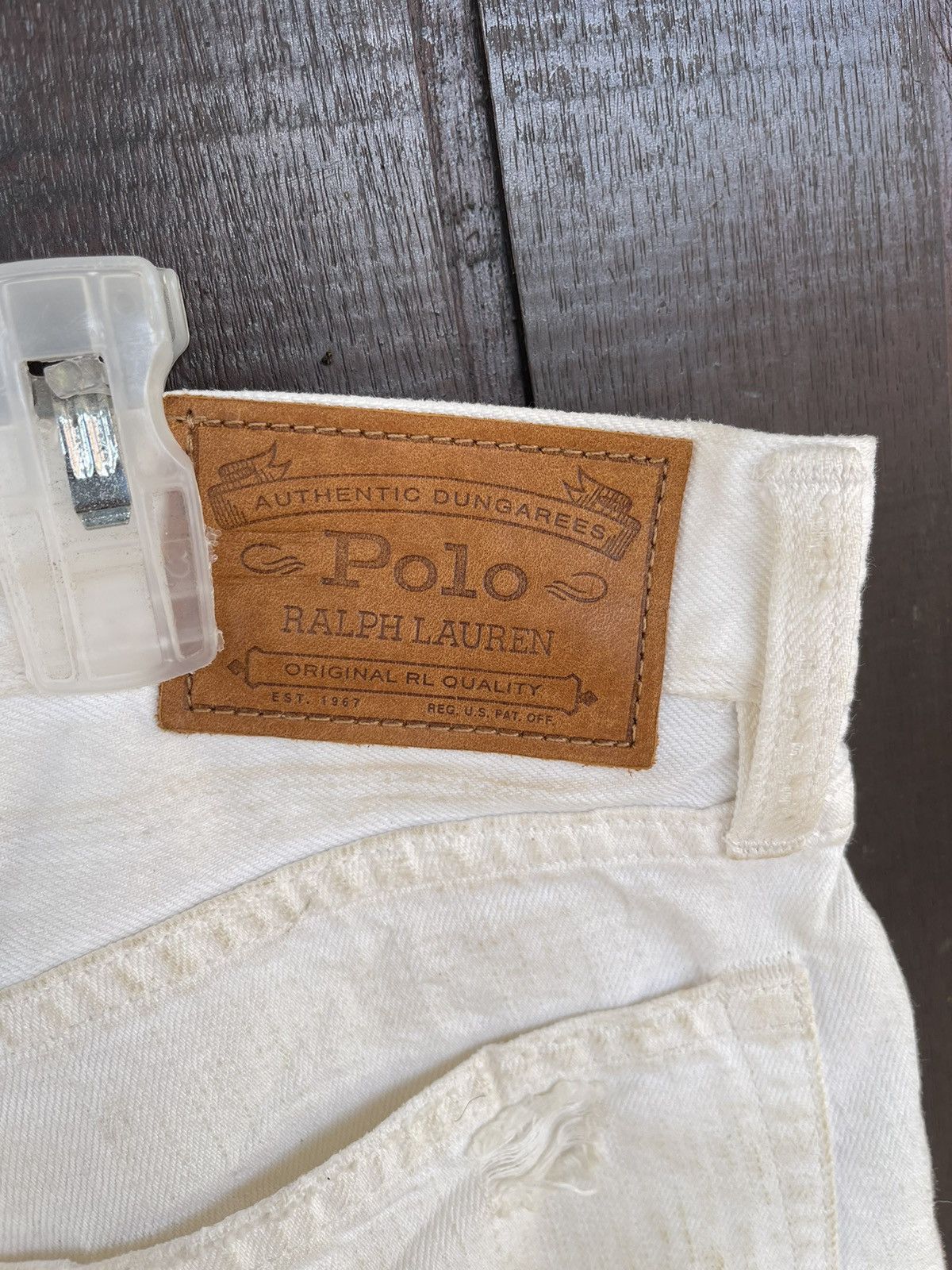 Ralph Lauren Vintage Polo Ralph Lauren denime short distressed design Size US 36 / EU 52 - 13 Thumbnail