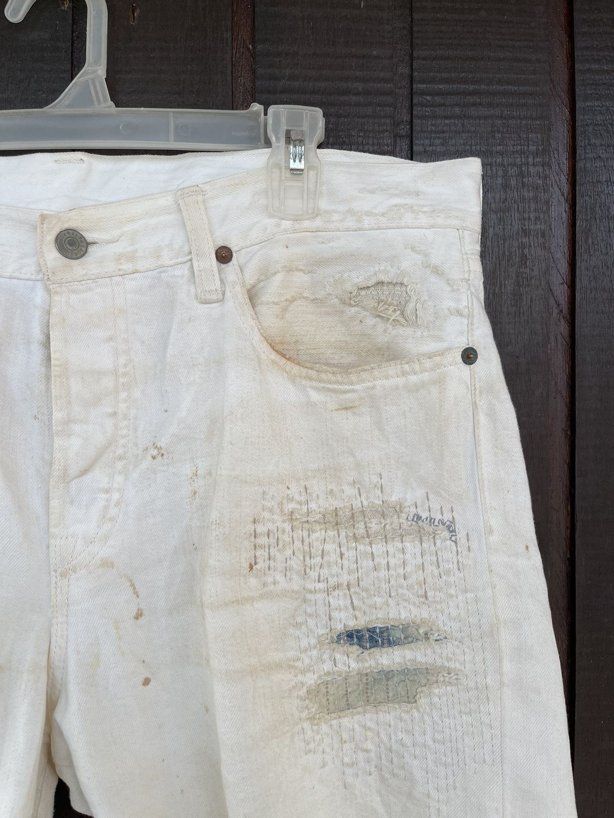 Ralph Lauren Vintage Polo Ralph Lauren denime short distressed design Size US 36 / EU 52 - 5 Thumbnail