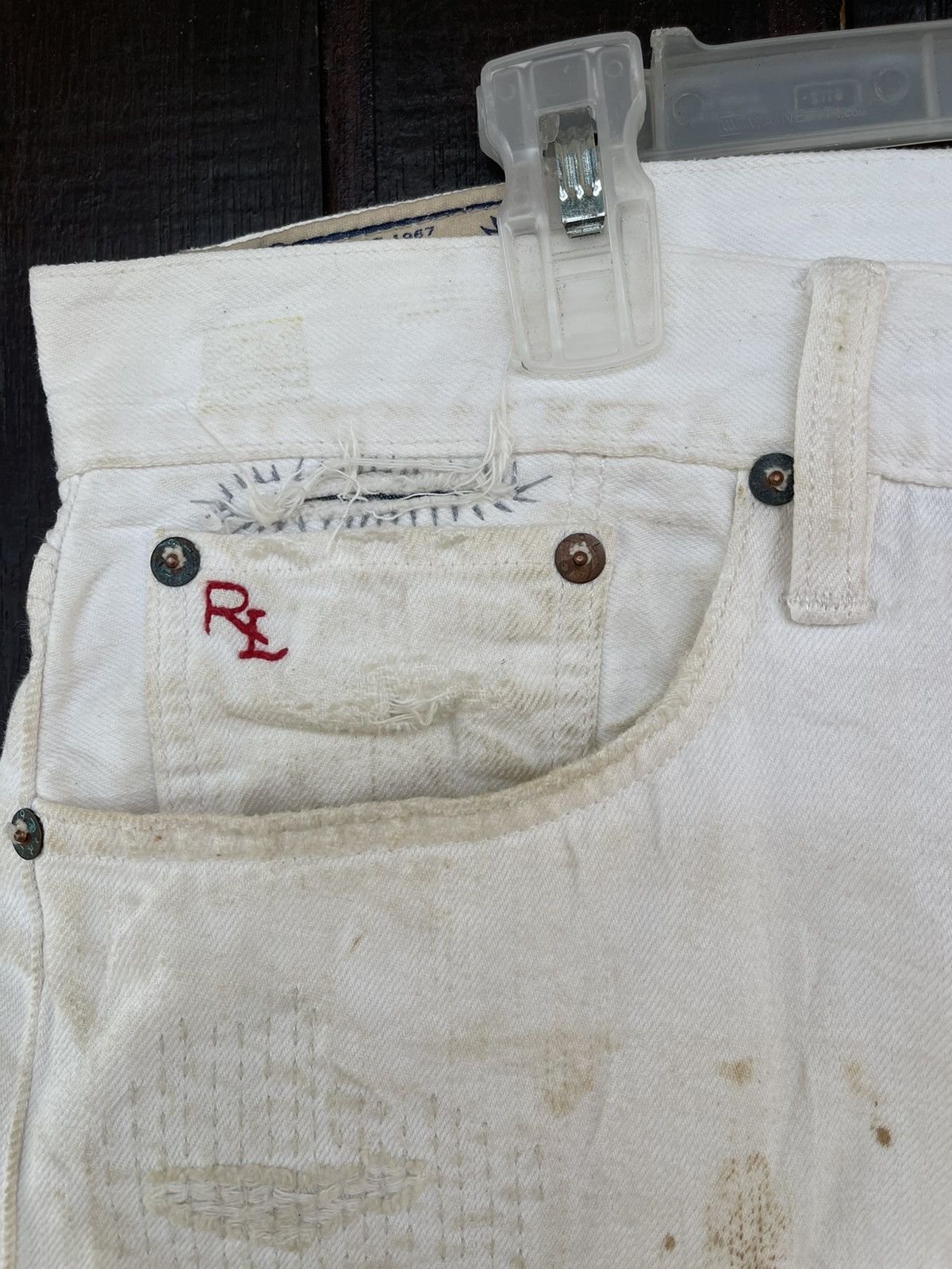 Ralph Lauren Vintage Polo Ralph Lauren denime short distressed design Size US 36 / EU 52 - 7 Thumbnail