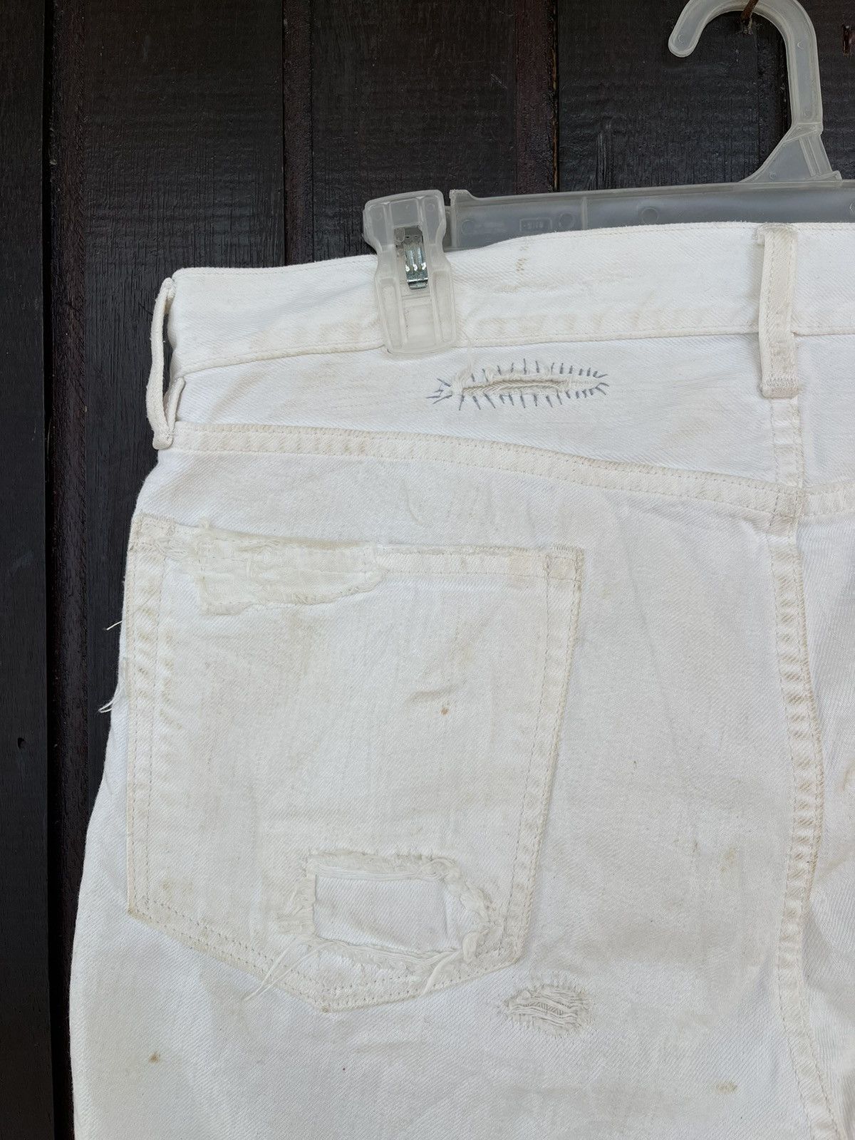 Ralph Lauren Vintage Polo Ralph Lauren denime short distressed design Size US 36 / EU 52 - 11 Thumbnail