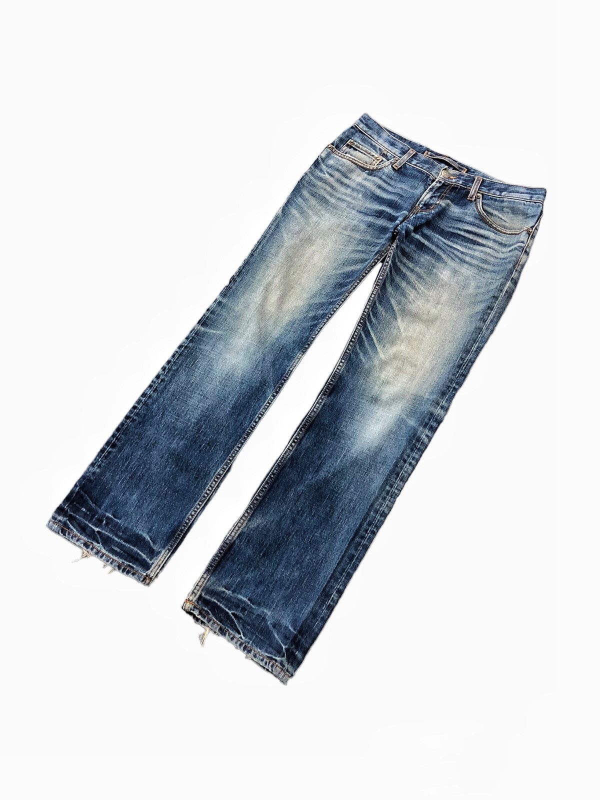 PPFM 2006 PPFM- Yellow Riot distressed denim jeans Size US 32 / EU 48 - 3 Thumbnail