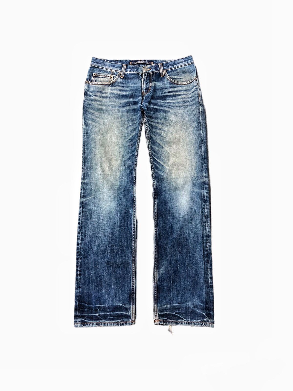 PPFM 2006 PPFM- Yellow Riot distressed denim jeans Size US 32 / EU 48 - 1 Thumbnail
