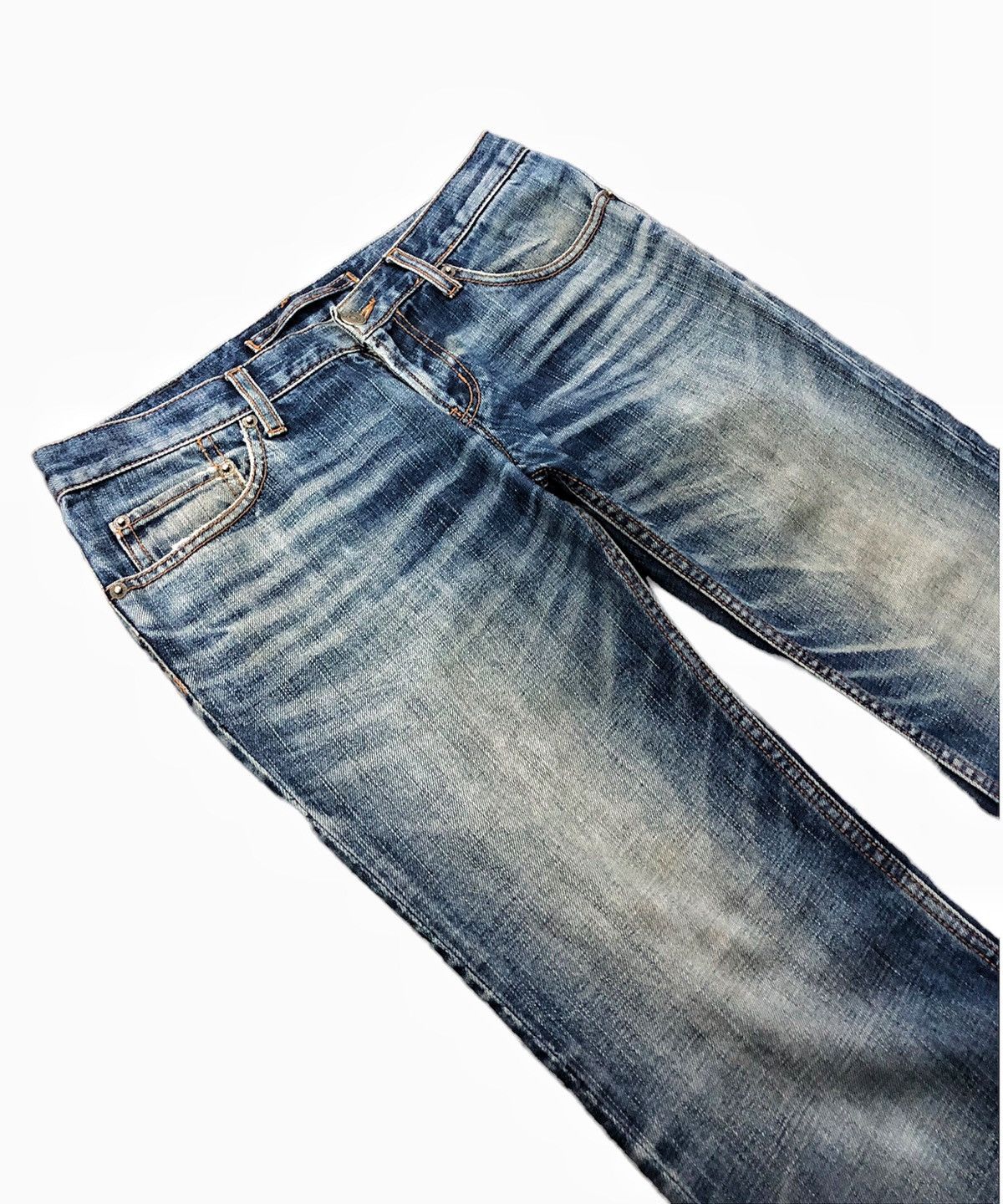 PPFM 2006 PPFM- Yellow Riot distressed denim jeans Size US 32 / EU 48 - 4 Thumbnail