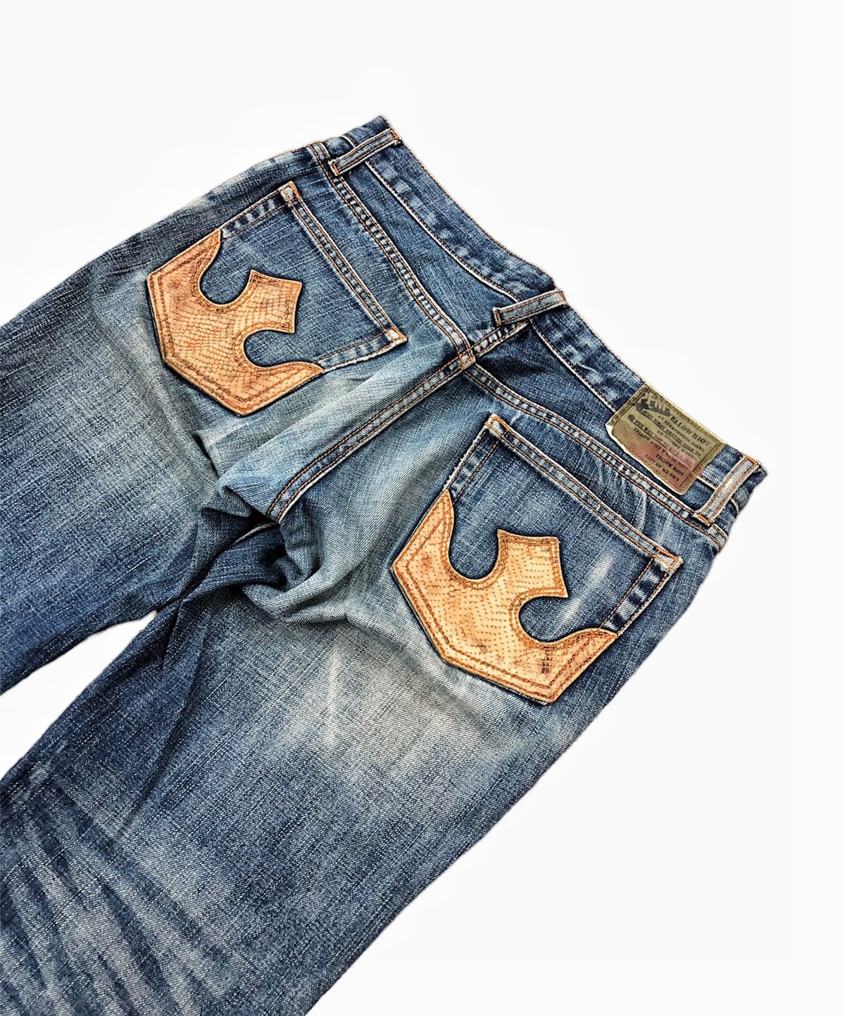 PPFM 2006 PPFM- Yellow Riot distressed denim jeans Size US 32 / EU 48 - 6 Thumbnail
