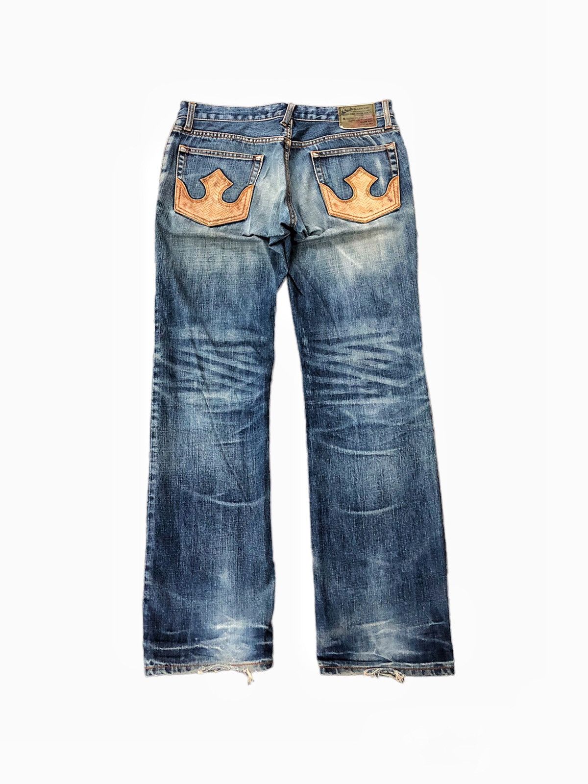 PPFM 2006 PPFM- Yellow Riot distressed denim jeans Size US 32 / EU 48 - 5 Thumbnail