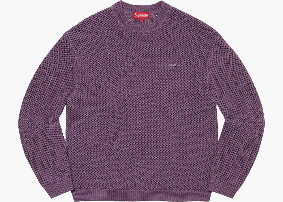 Supreme SS 22 Open Knit Small Box Sweater | Grailed