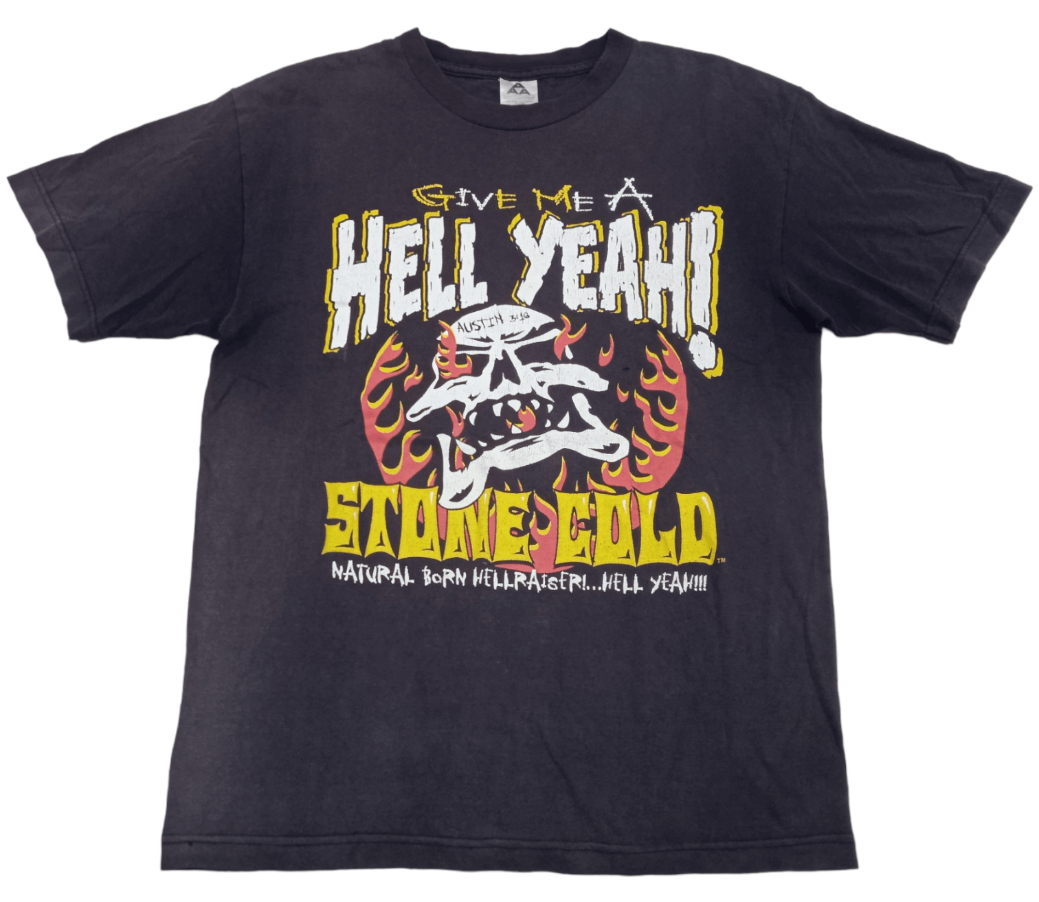 Vintage Vintage 2000 WWF Stone Cold T-Shirt Size US M / EU 48-50 / 2 - 1 Thumbnail