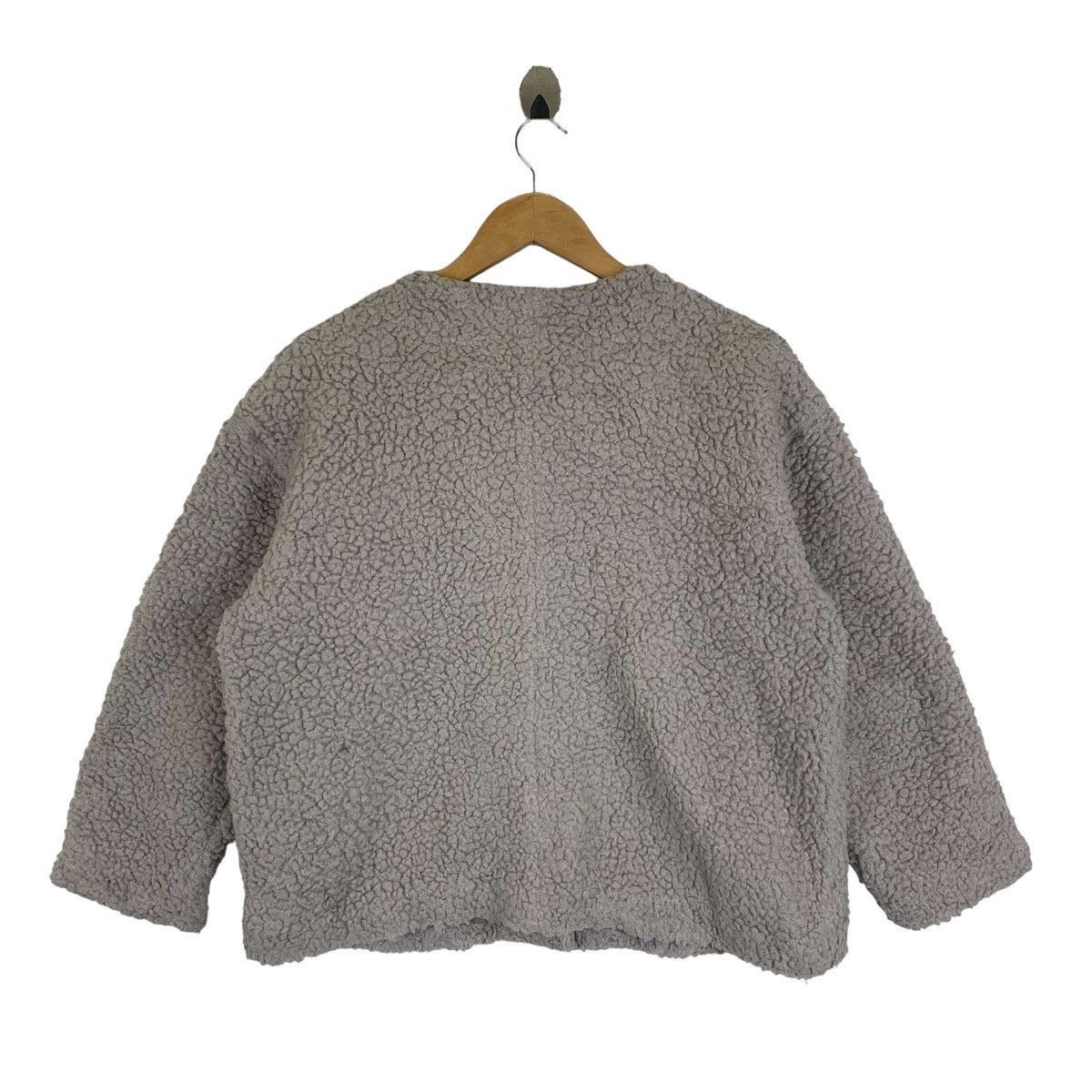 Beams Plus × Japanese Brand × Vintage BEAMS HEART Japanese Brand Casual Faux Fur Jacket Sweater Size L / US 10 / IT 46 - 2 Thumbnail