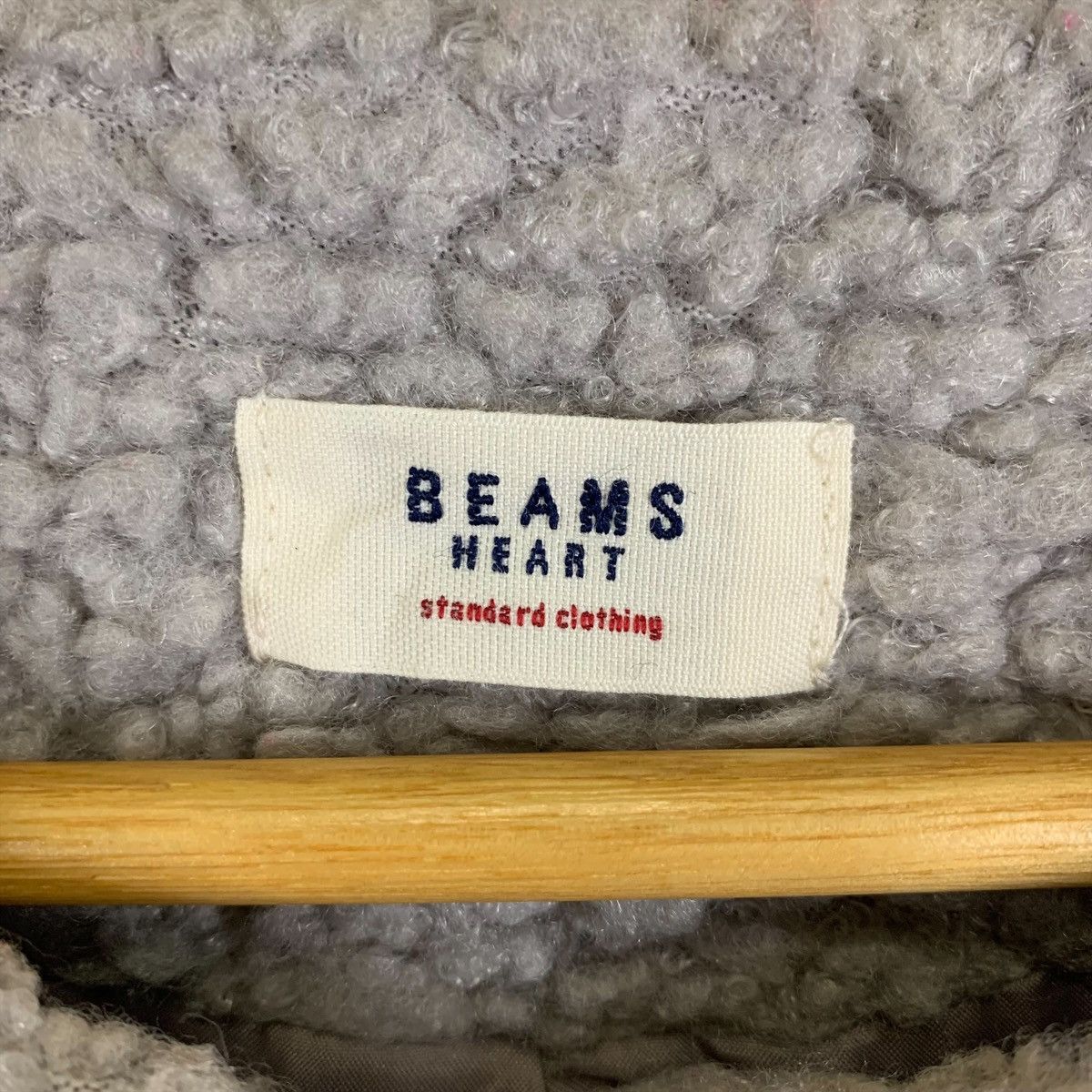 Beams Plus × Japanese Brand × Vintage BEAMS HEART Japanese Brand Casual Faux Fur Jacket Sweater Size L / US 10 / IT 46 - 6 Thumbnail
