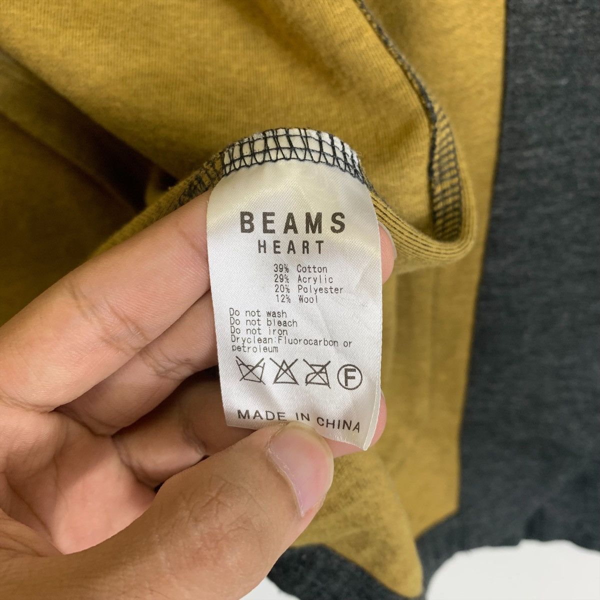 Beams Plus × Japanese Brand × Vintage BEAMS HEART Japanese Brand Casual Cardigans Sweaters Jacket Size L / US 10 / IT 46 - 7 Thumbnail