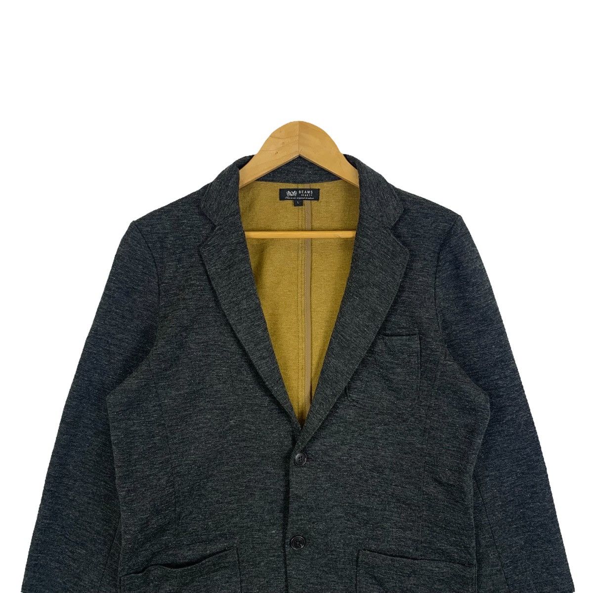 Beams Plus × Japanese Brand × Vintage BEAMS HEART Japanese Brand Casual Cardigans Sweaters Jacket Size L / US 10 / IT 46 - 5 Thumbnail
