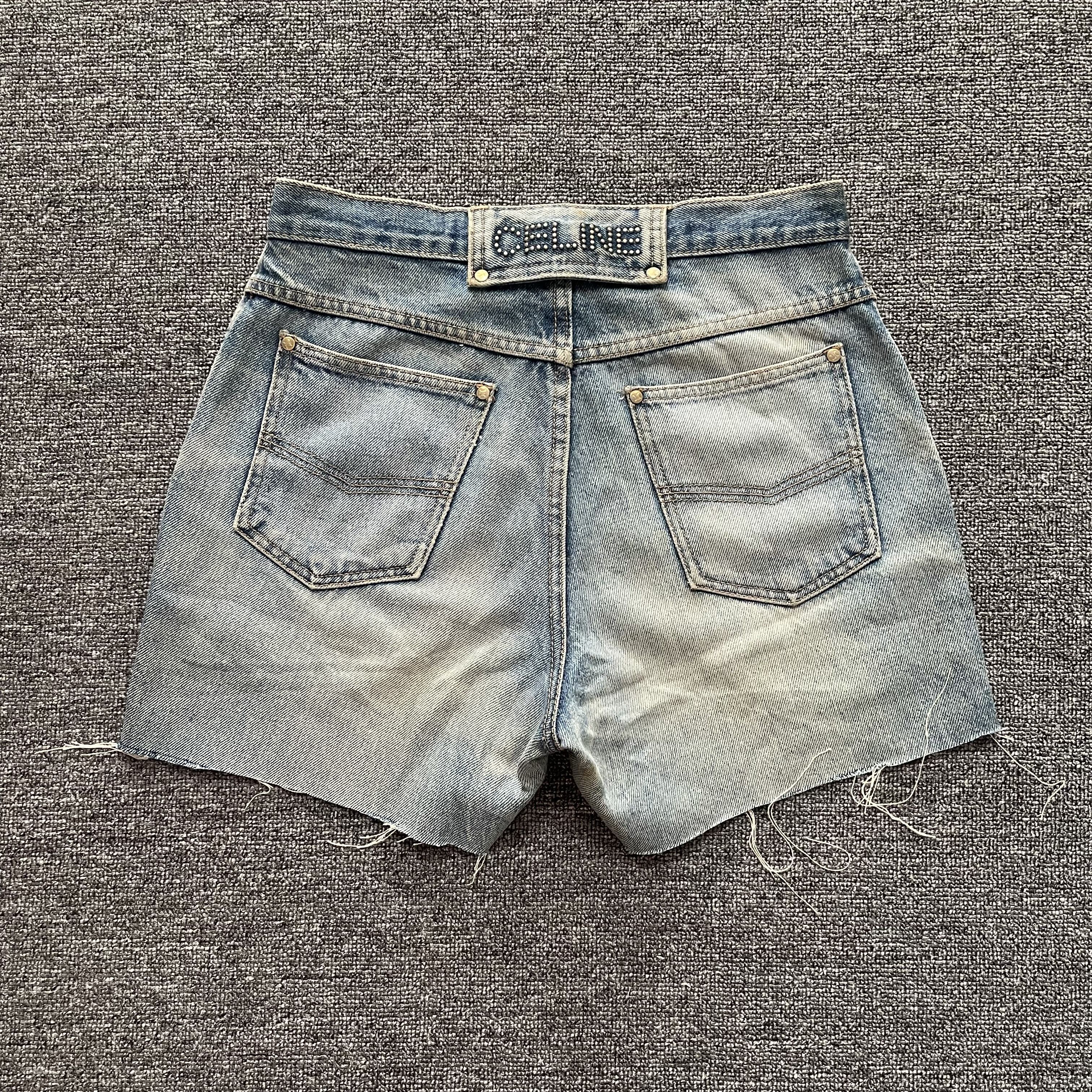 Celine Vintage Celine Studded Shorts Pants Size 30" / US 8 / IT 44 - 1 Thumbnail