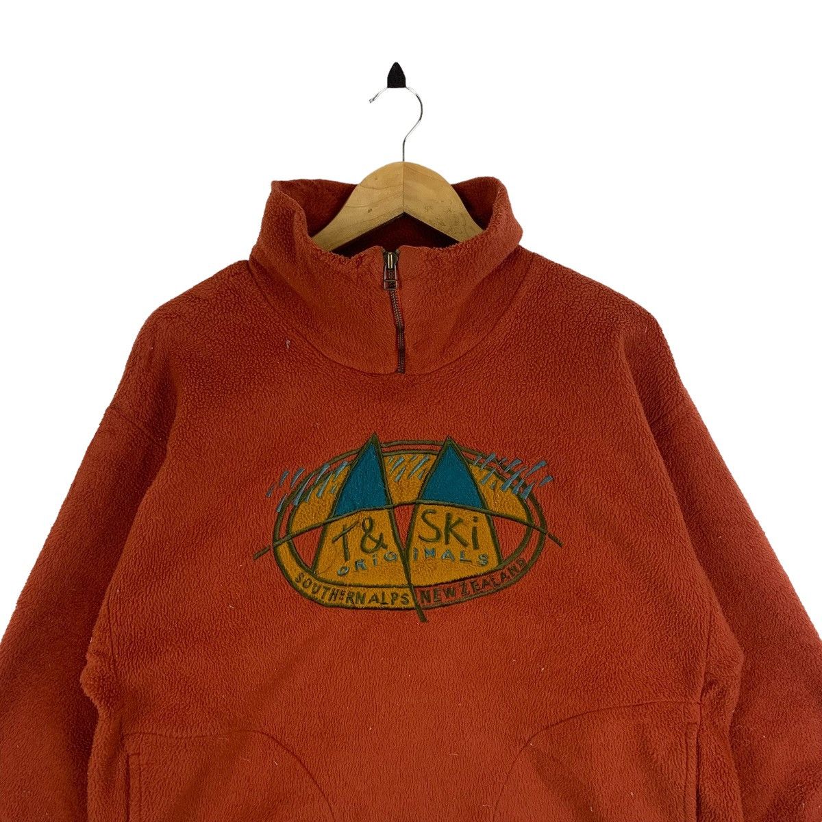Vintage T&SKI Southern Alps New Zealand Outdoor Fleece Sweatshirt Size US M / EU 48-50 / 2 - 4 Thumbnail