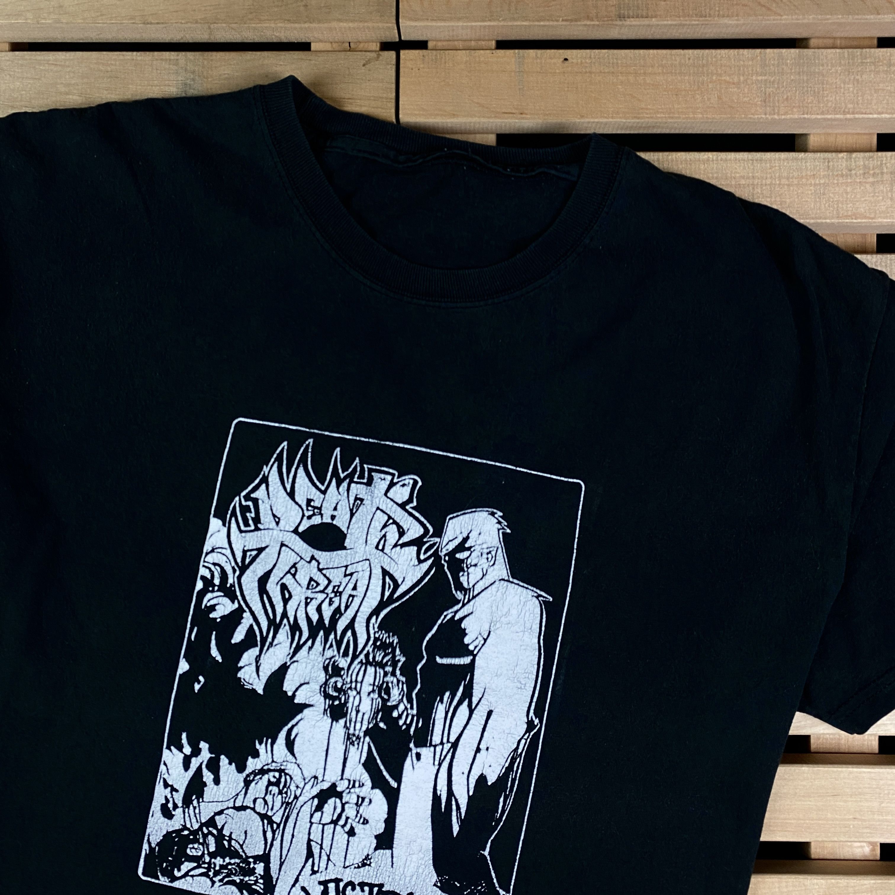 Band Tees × Vintage Mens Vintage T Shirt Last Dayz Size L Size US L / EU 52-54 / 3 - 2 Thumbnail