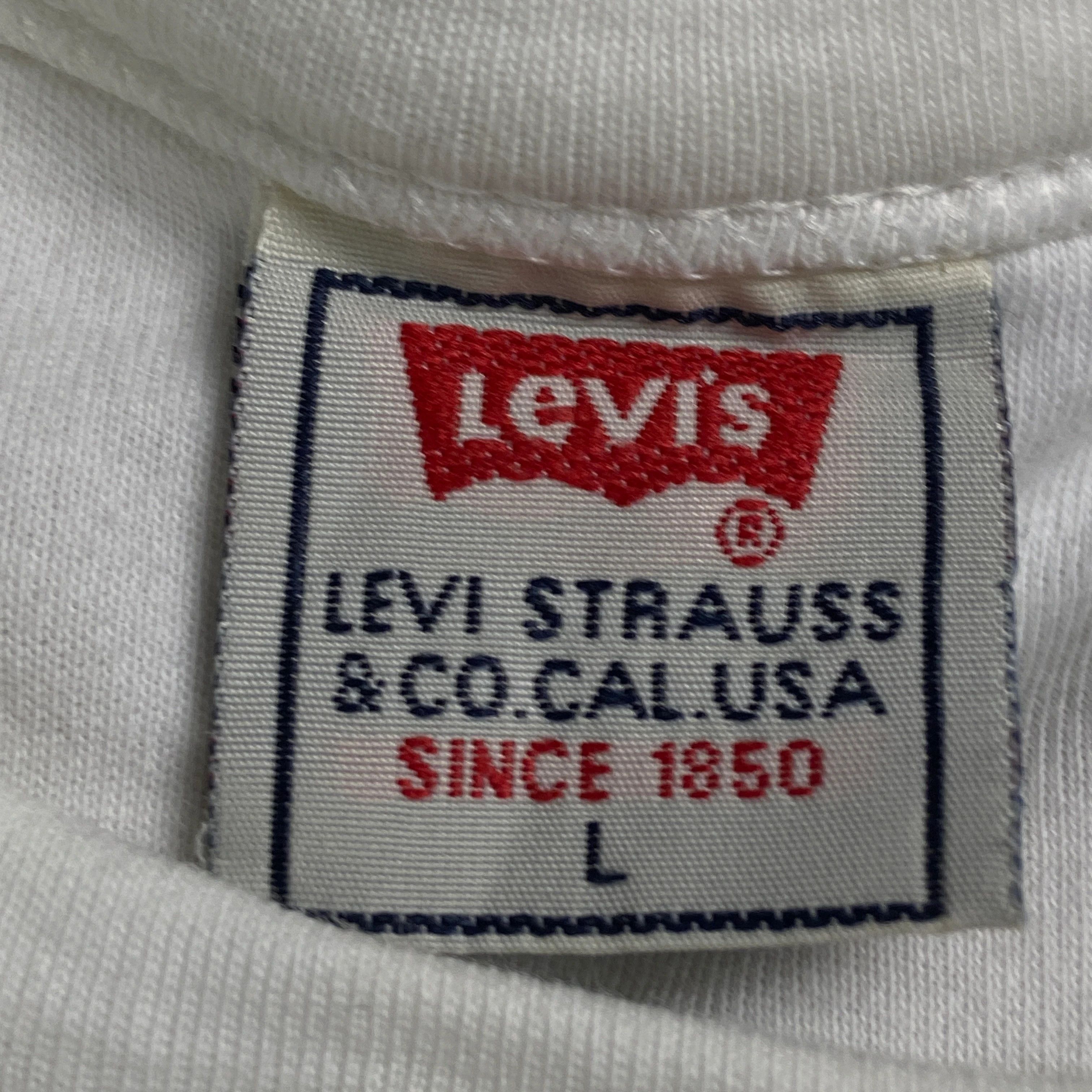 Levi's × Levi's Vintage Clothing × Vintage Mens Vintage T Shirt Levis USA Rare Print Size L Size US L / EU 52-54 / 3 - 4 Thumbnail