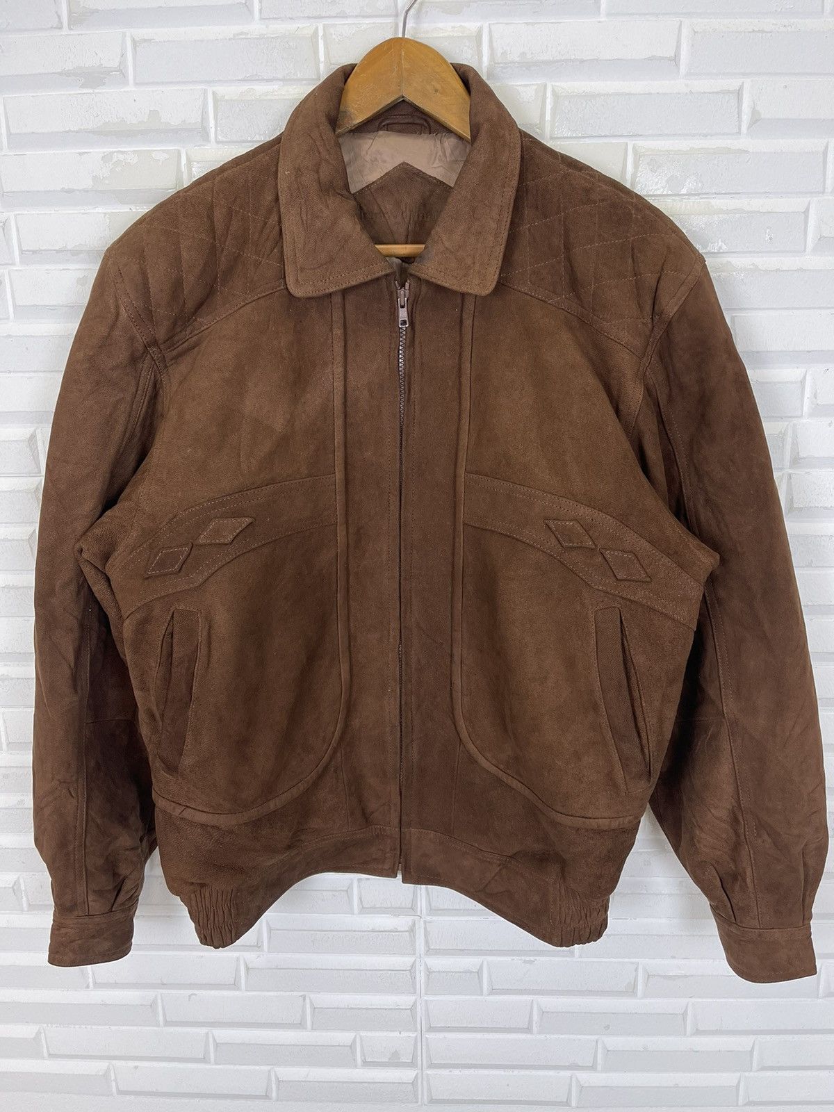 Vintage FRANCO DI MARCO VERONA LEATHER JACKET Size US M / EU 48-50 / 2 - 3 Thumbnail