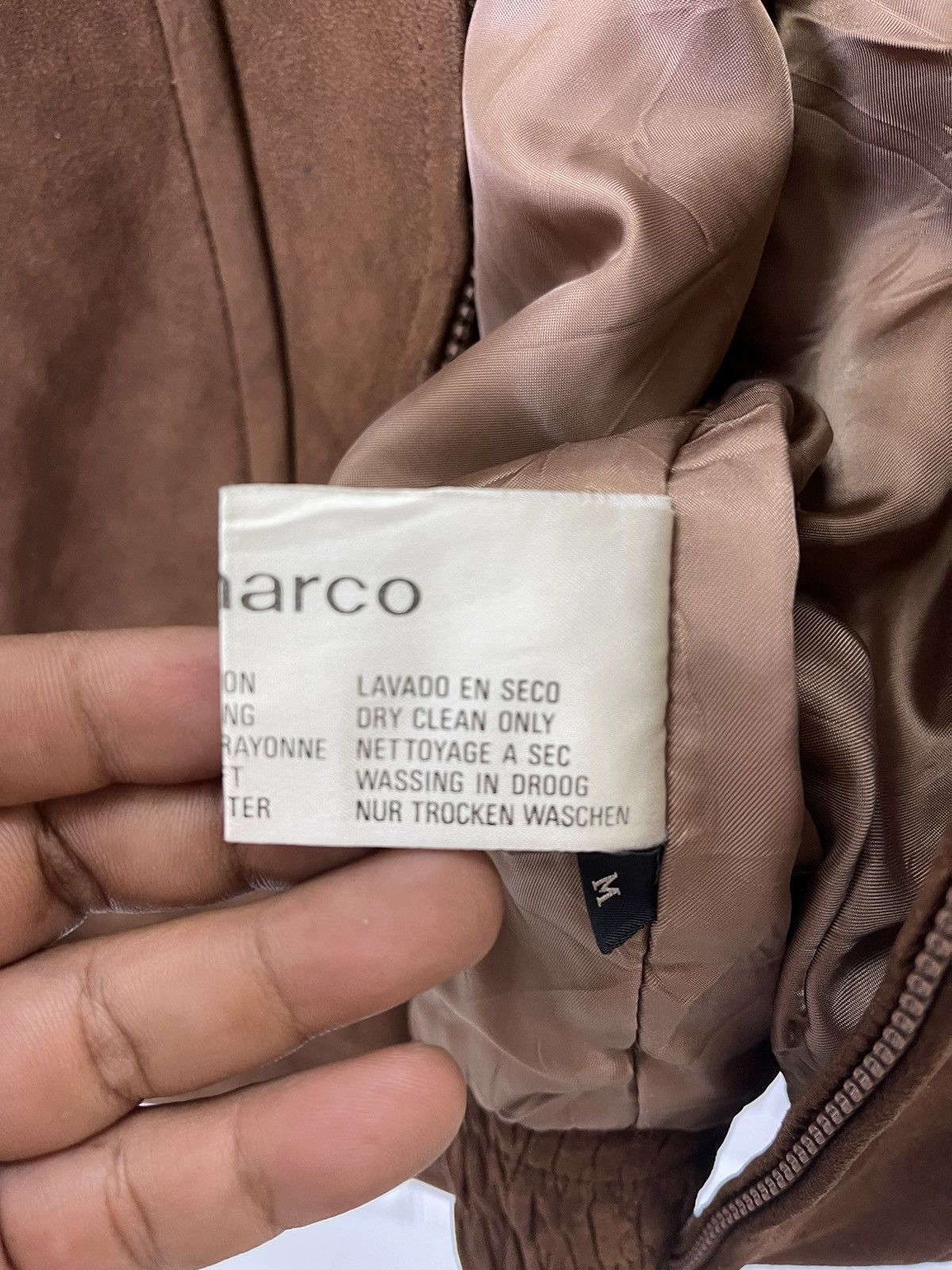 Vintage FRANCO DI MARCO VERONA LEATHER JACKET Size US M / EU 48-50 / 2 - 11 Thumbnail