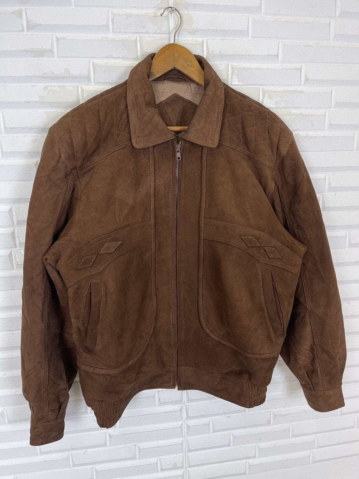 Vintage FRANCO DI MARCO VERONA LEATHER JACKET Size US M / EU 48-50 / 2 - 5 Thumbnail