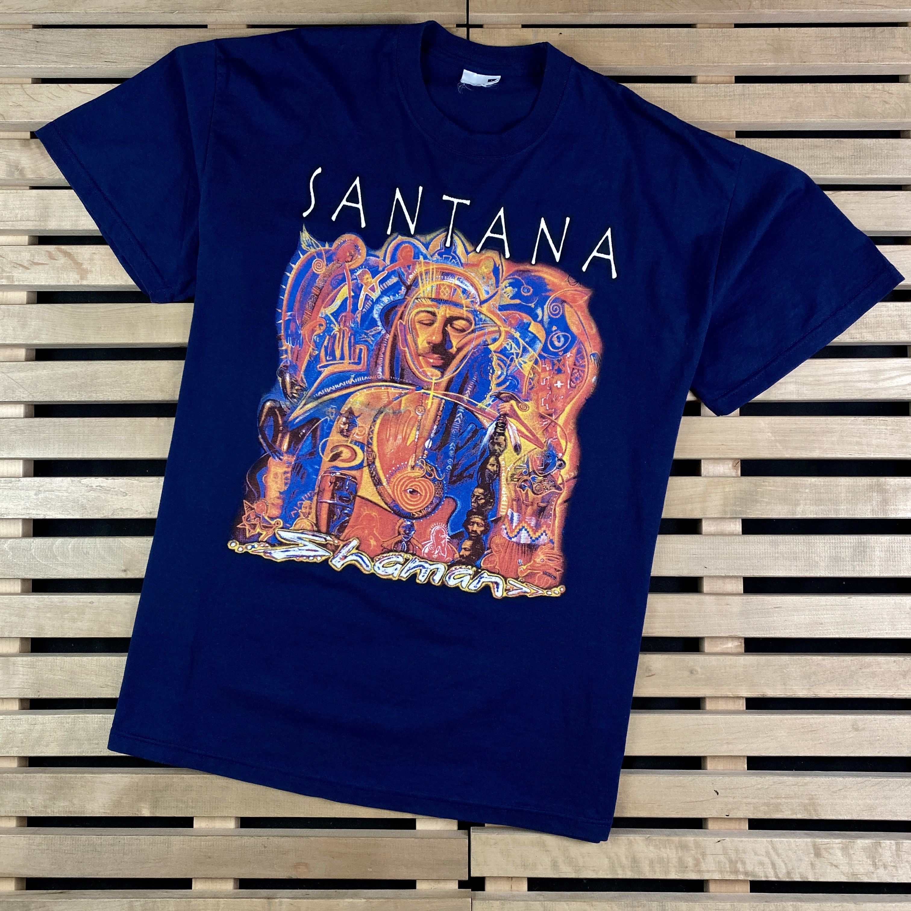 Band Tees × Vintage Mens Vintage T Shirt Santana 2004 Size L Size US L / EU 52-54 / 3 - 1 Thumbnail