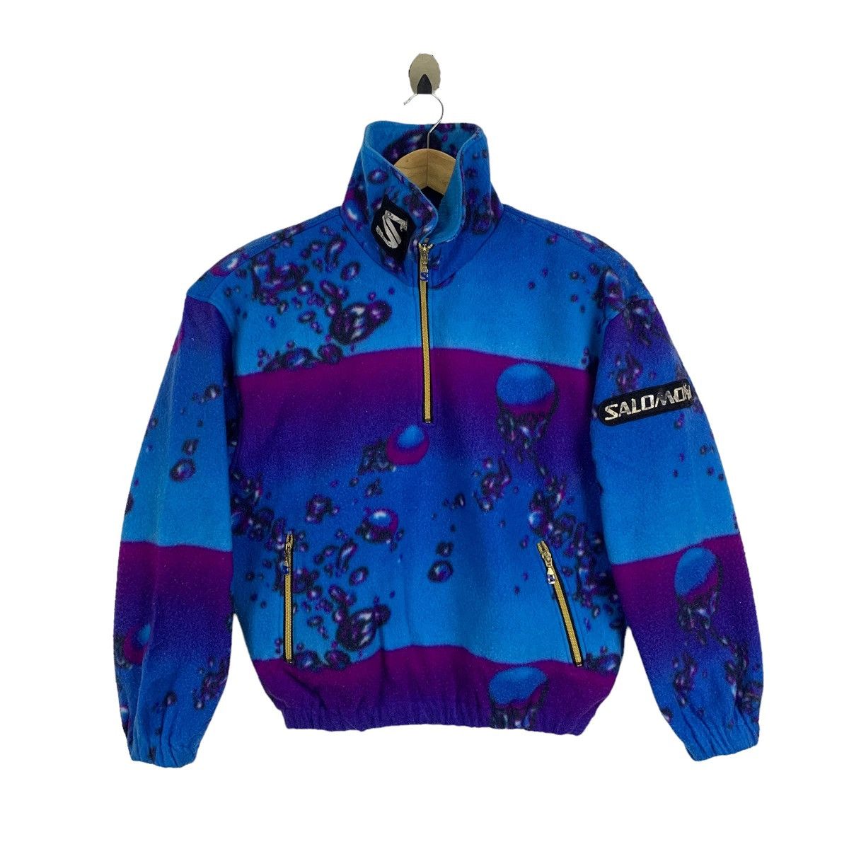 Salomon SALOMON Outdoor Sportswear Fullprint Design Sweatshirt Size US M / EU 48-50 / 2 - 1 Thumbnail