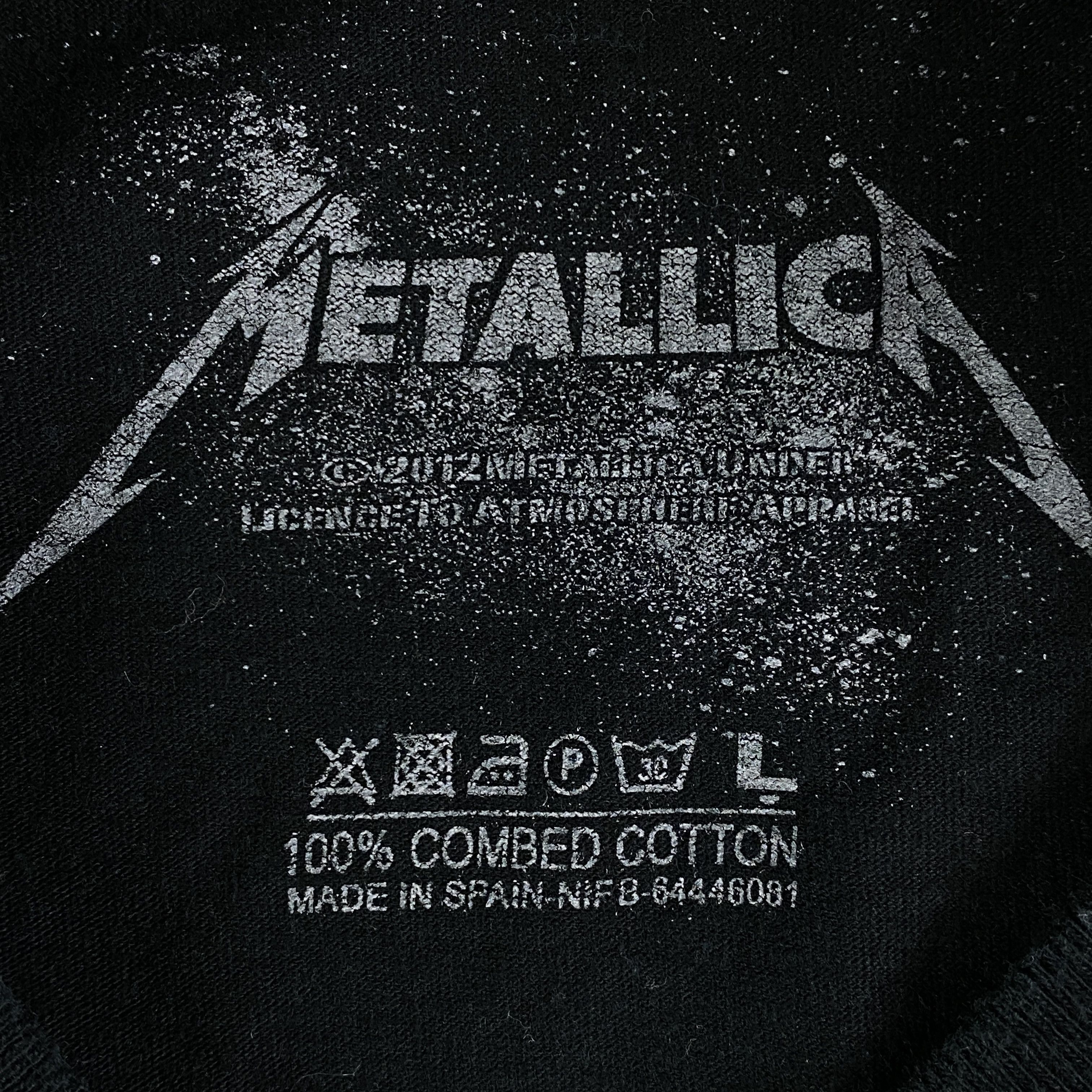 Band Tees × Vintage Mens T Shirt Metallica Vintage Size L 2012 Size US L / EU 52-54 / 3 - 5 Thumbnail