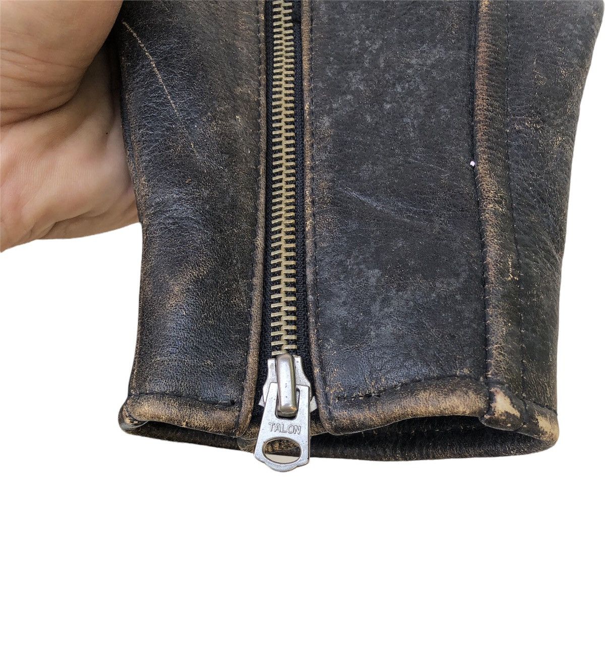 Genuine Leather 🔥Vtg Freedom Cafe Racer Cowhide Leather Jacket Size US S / EU 44-46 / 1 - 7 Thumbnail