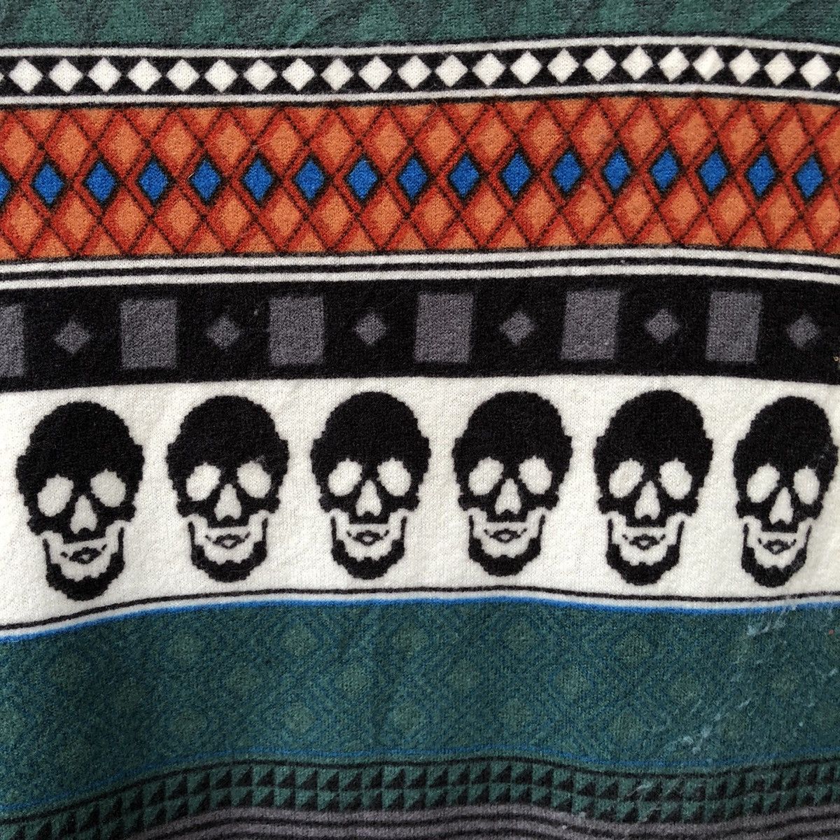 Japanese Brand Awesome Skull Full Print Shirt Size US M / EU 48-50 / 2 - 8 Thumbnail