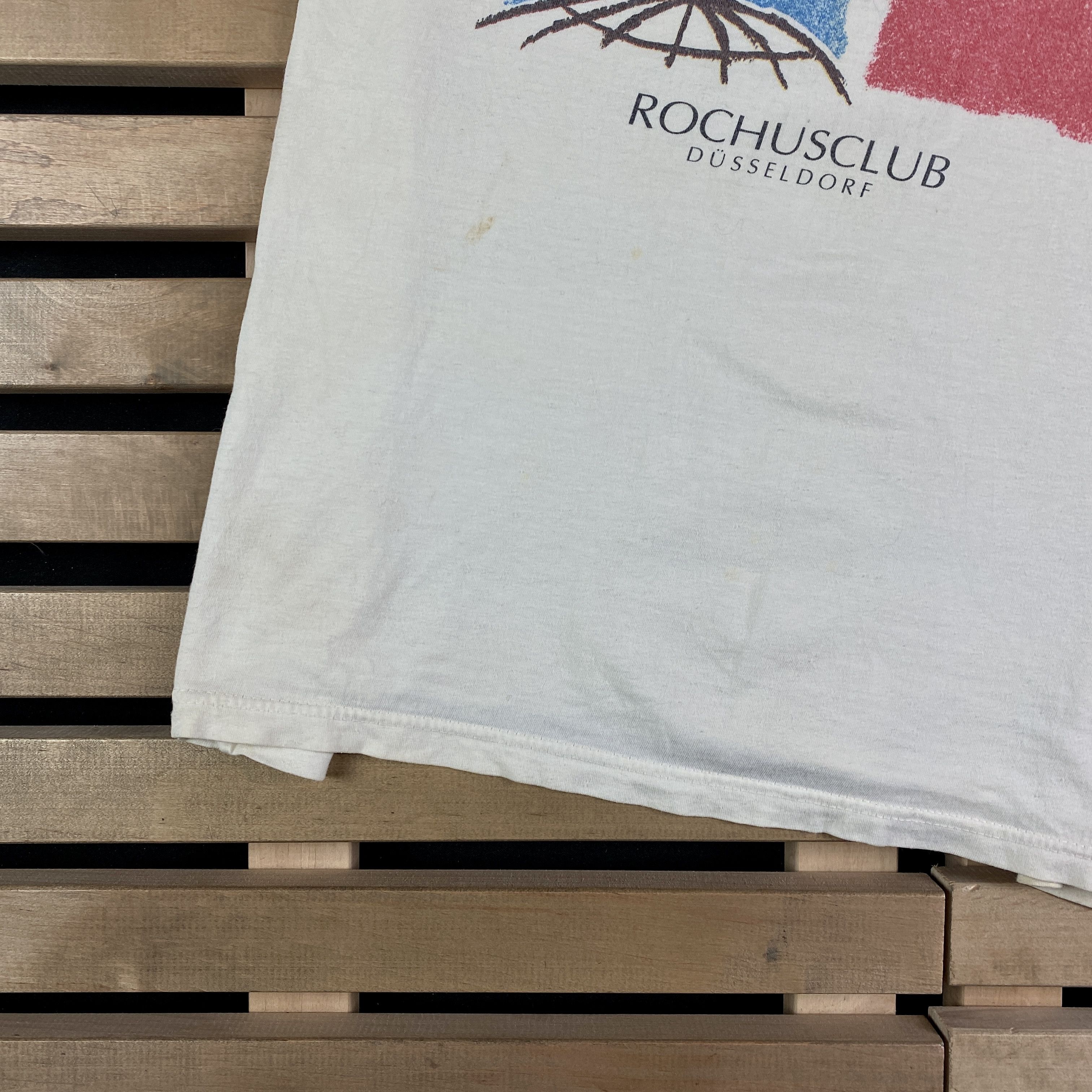 Vintage Mens Vintage T Shirt Peugeot World Team Cup 90 Size L Size US L / EU 52-54 / 3 - 3 Thumbnail