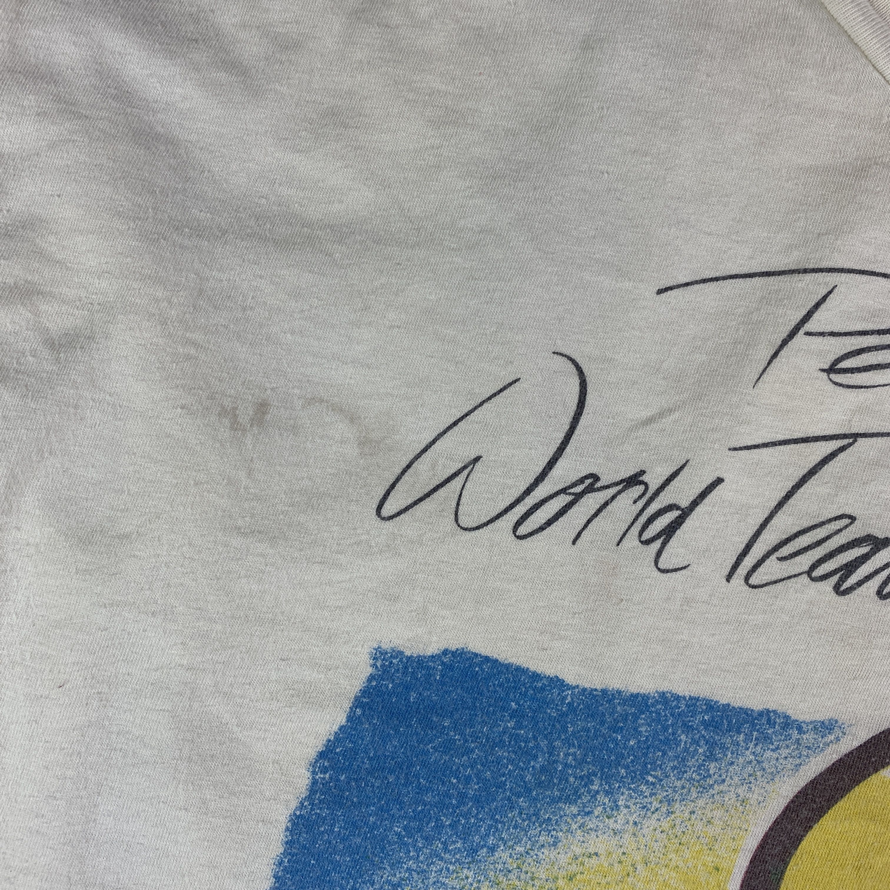 Vintage Mens Vintage T Shirt Peugeot World Team Cup 90 Size L Size US L / EU 52-54 / 3 - 6 Thumbnail
