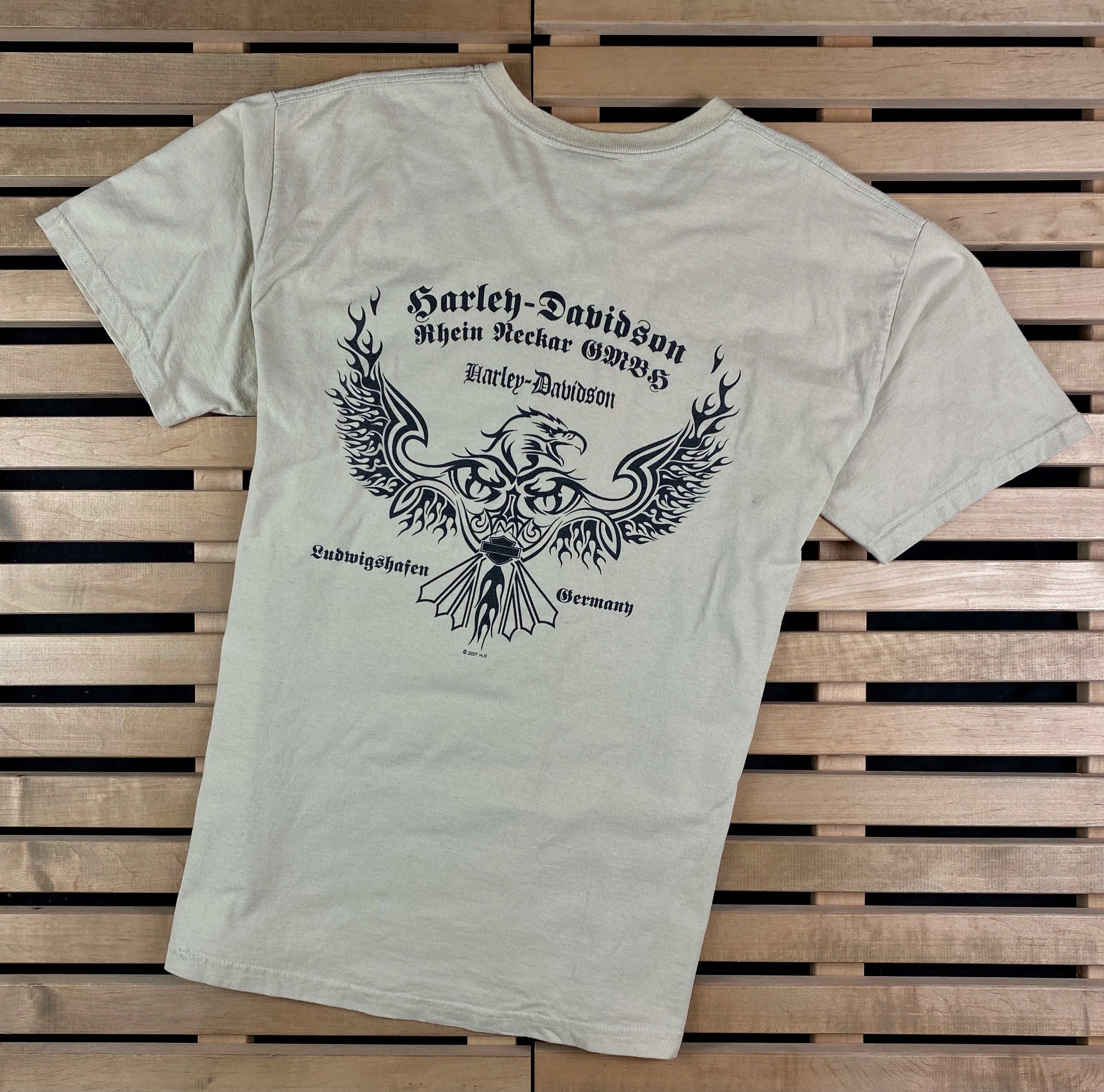 Band Tees × Harley Davidson × Vintage Mens Vintage T Shirt Harley Davidson 2007 Size L Size US L / EU 52-54 / 3 - 5 Thumbnail
