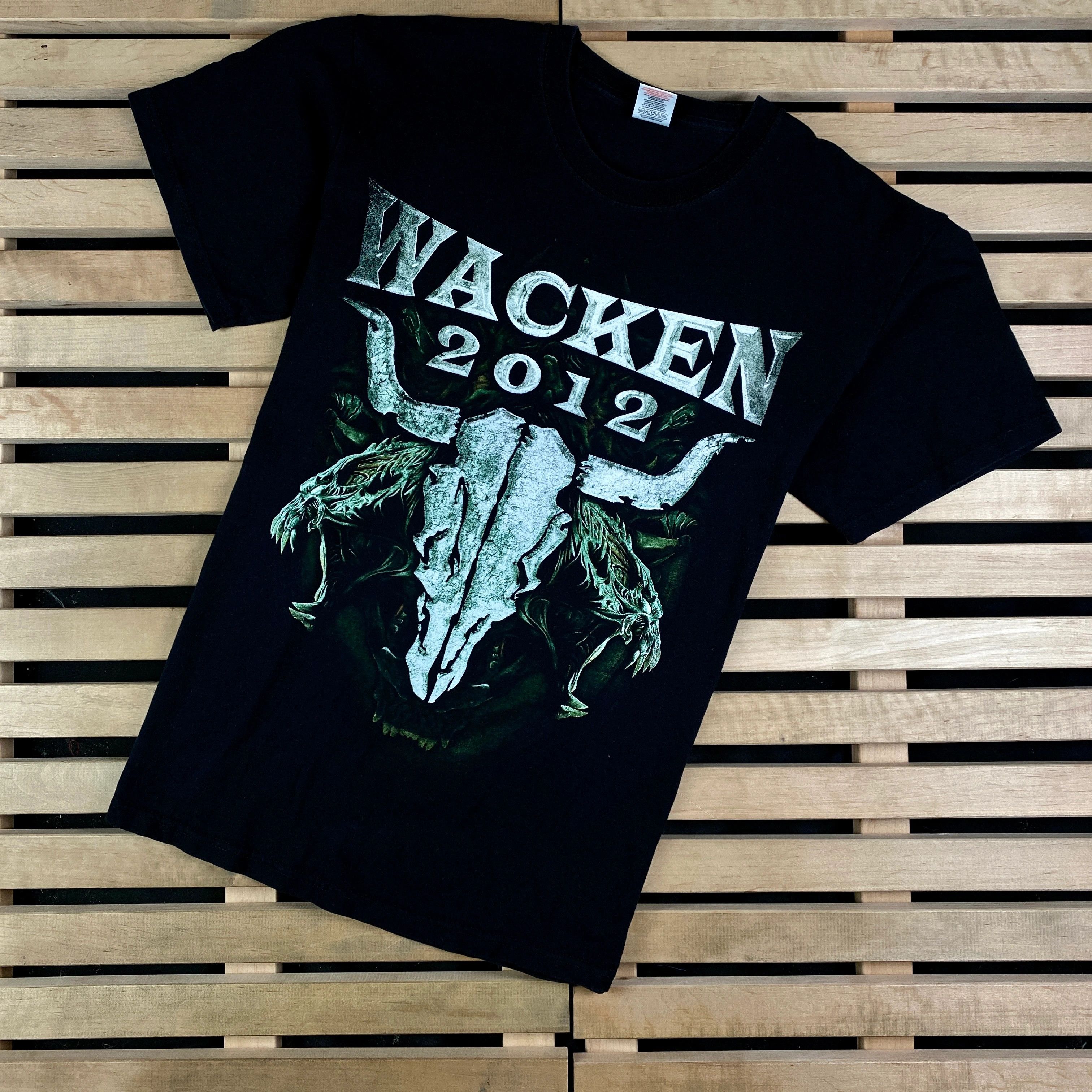 Band Tees × Vintage Mens Vintage T Shirt Wacken 2012 Size L Size US L / EU 52-54 / 3 - 1 Thumbnail