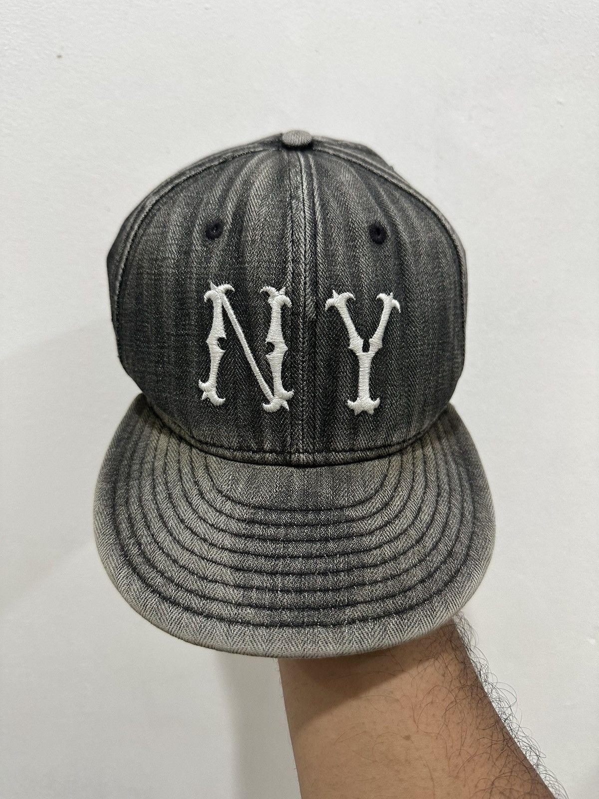 New Era Distress NY Washed Denim Snapback Size ONE SIZE - 2 Thumbnail