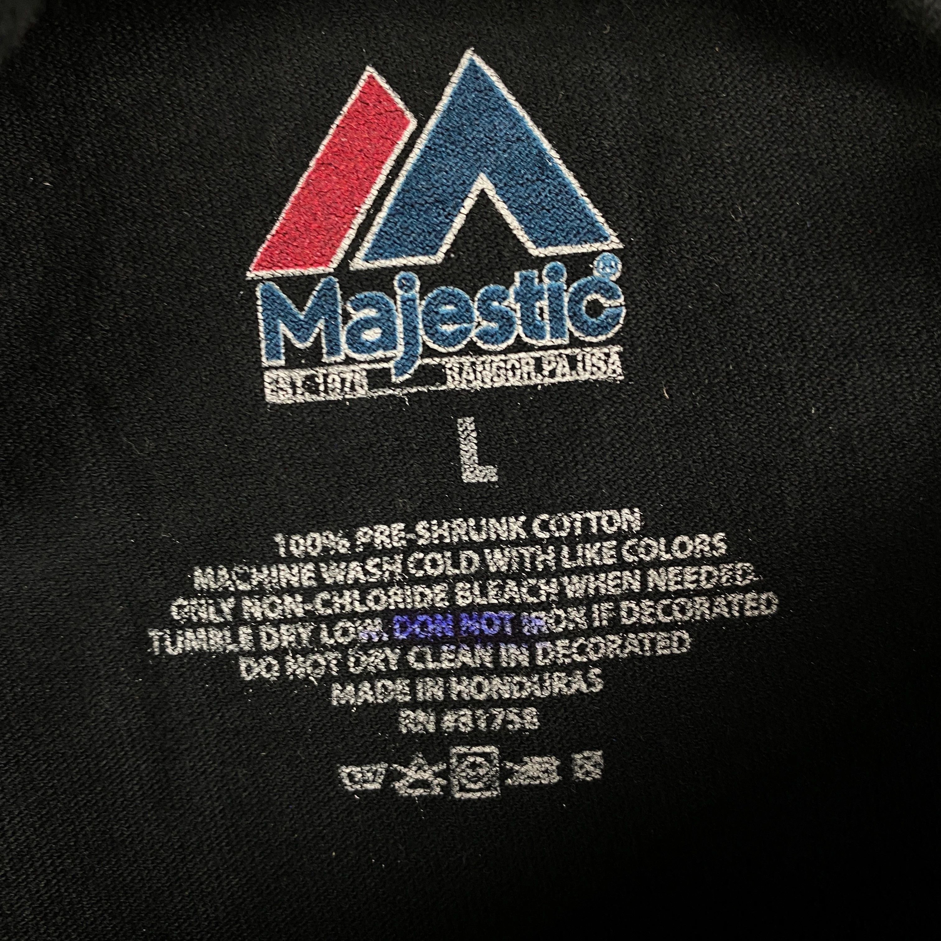 Majestic × Vintage Mens Vintage T Shirt Majestic Patriots Size L Size US L / EU 52-54 / 3 - 4 Thumbnail