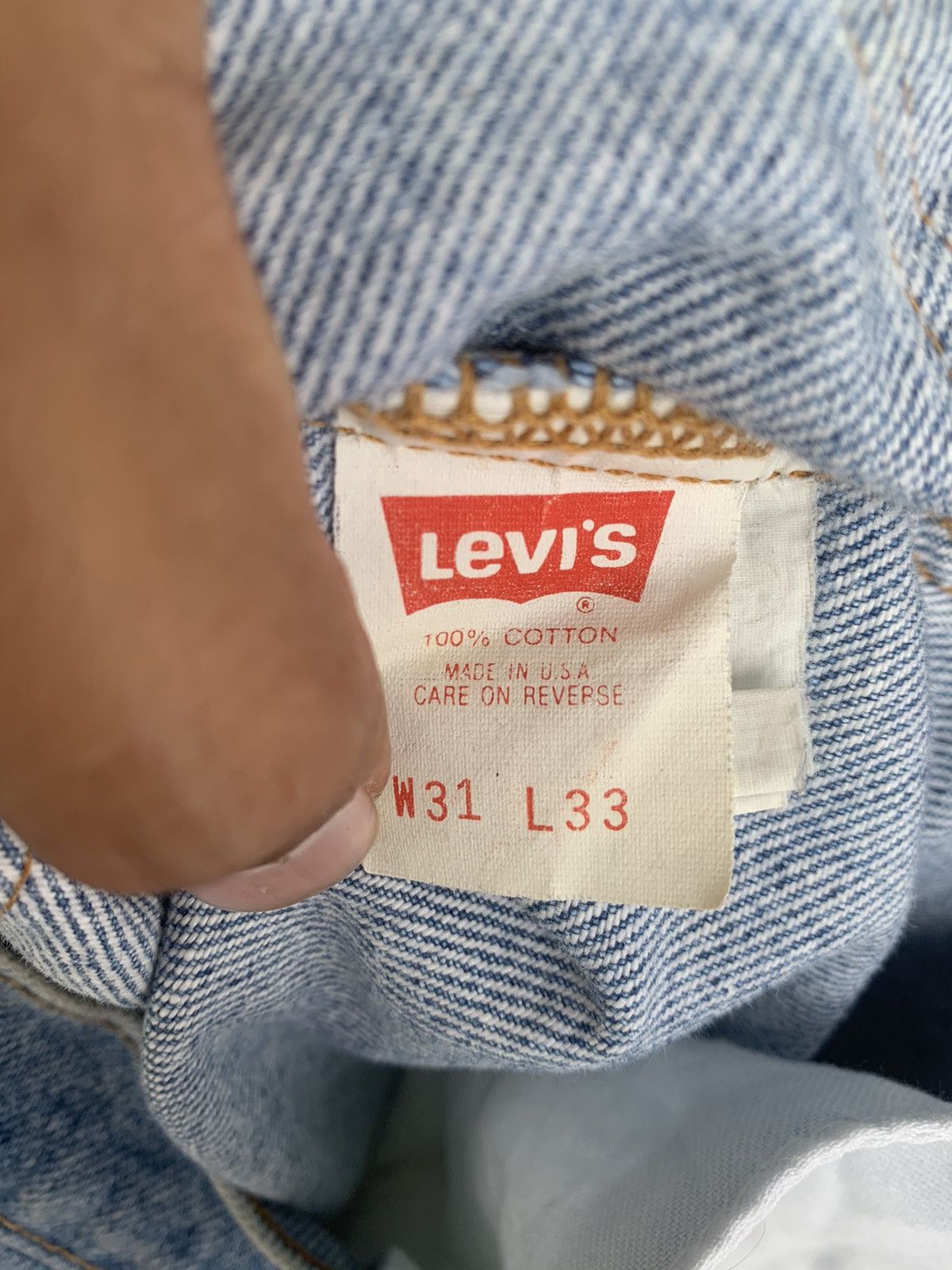 Levi's Vintage Clothing Vintage Levis Rindem Made in usa Size US 30 / EU 46 - 9 Thumbnail
