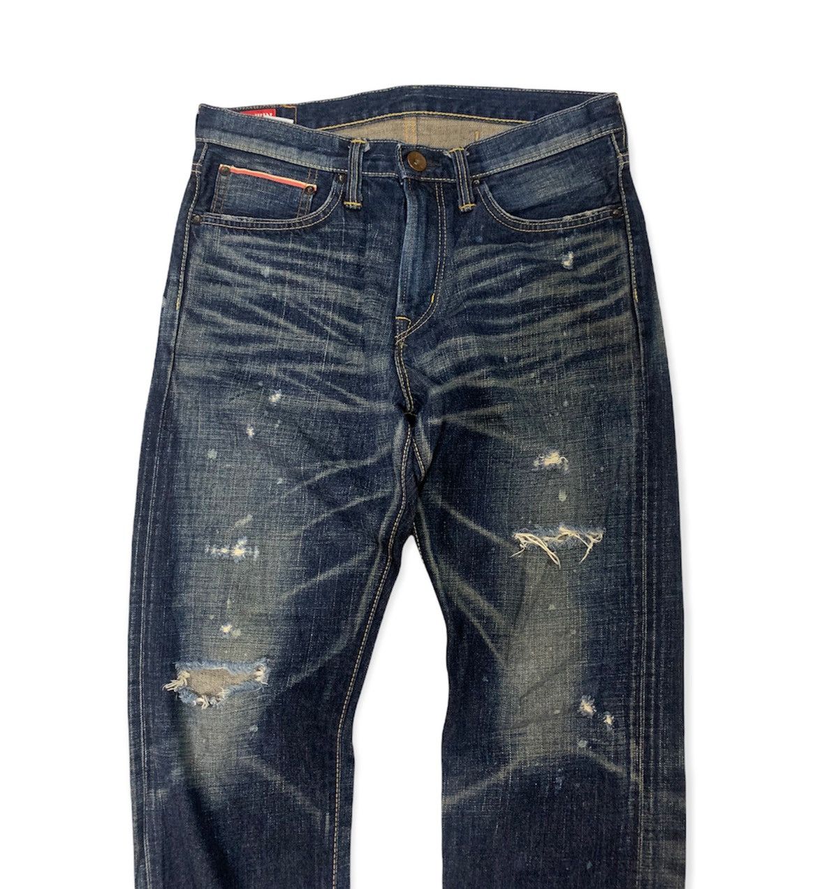 Edwin Distressed Denim By Edwin Made In Japan Size US 30 / EU 46 - 3 Thumbnail