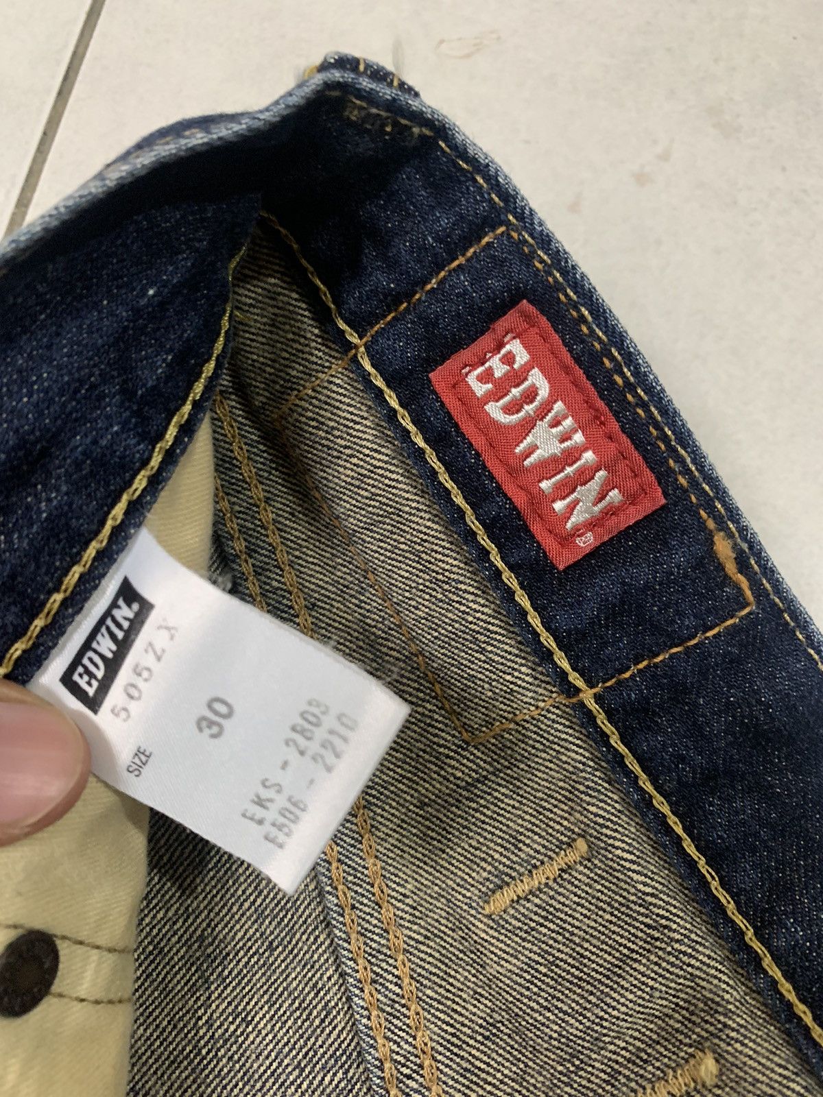 Edwin Distressed Denim By Edwin Made In Japan Size US 30 / EU 46 - 8 Thumbnail