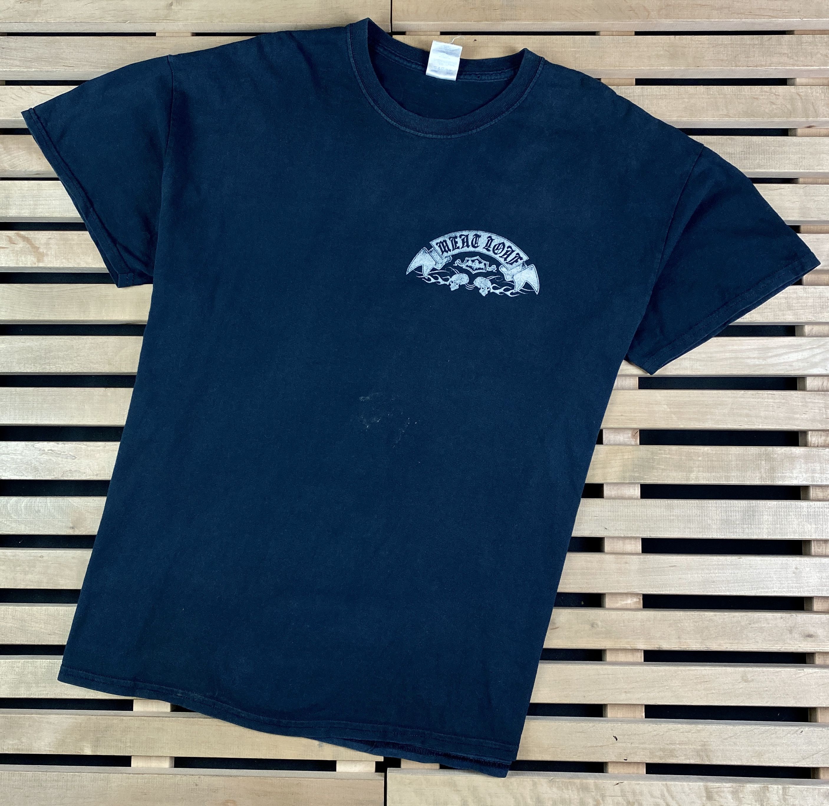 Band Tees × Vintage Mens Vintage T Shirt 90s Meat Loaf Size XL Bat Out Of Hell Size US XL / EU 56 / 4 - 1 Thumbnail