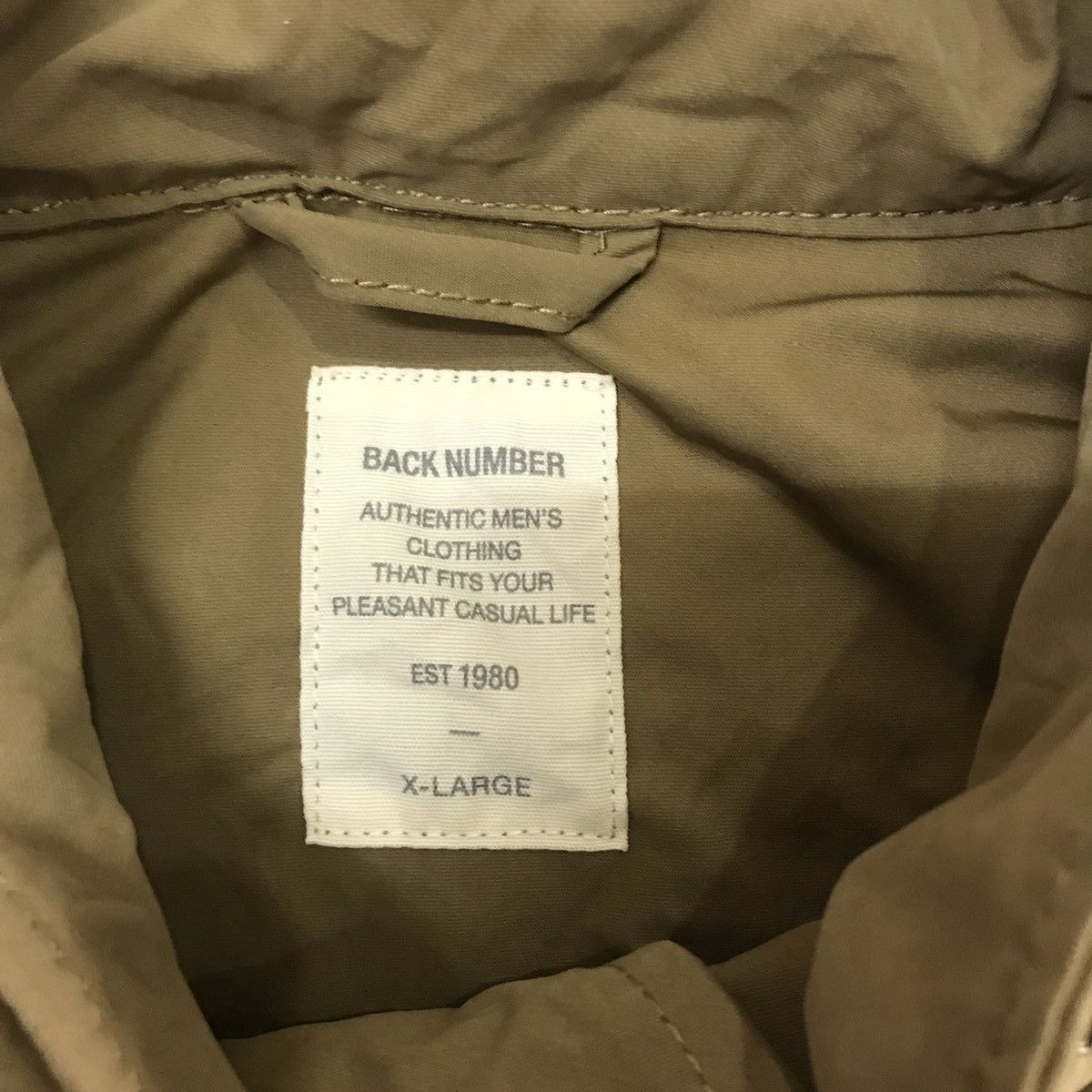 Japanese Brand Back Number parka jacket hoodie Size US XL / EU 56 / 4 - 7 Thumbnail