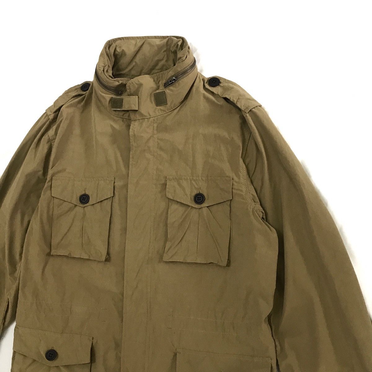 Japanese Brand Back Number parka jacket hoodie Size US XL / EU 56 / 4 - 2 Thumbnail