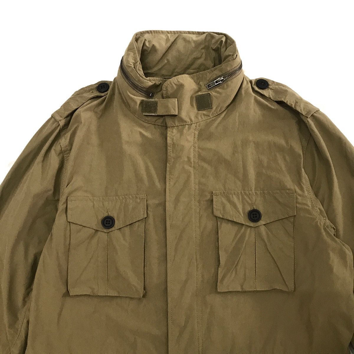 Japanese Brand Back Number parka jacket hoodie Size US XL / EU 56 / 4 - 4 Thumbnail