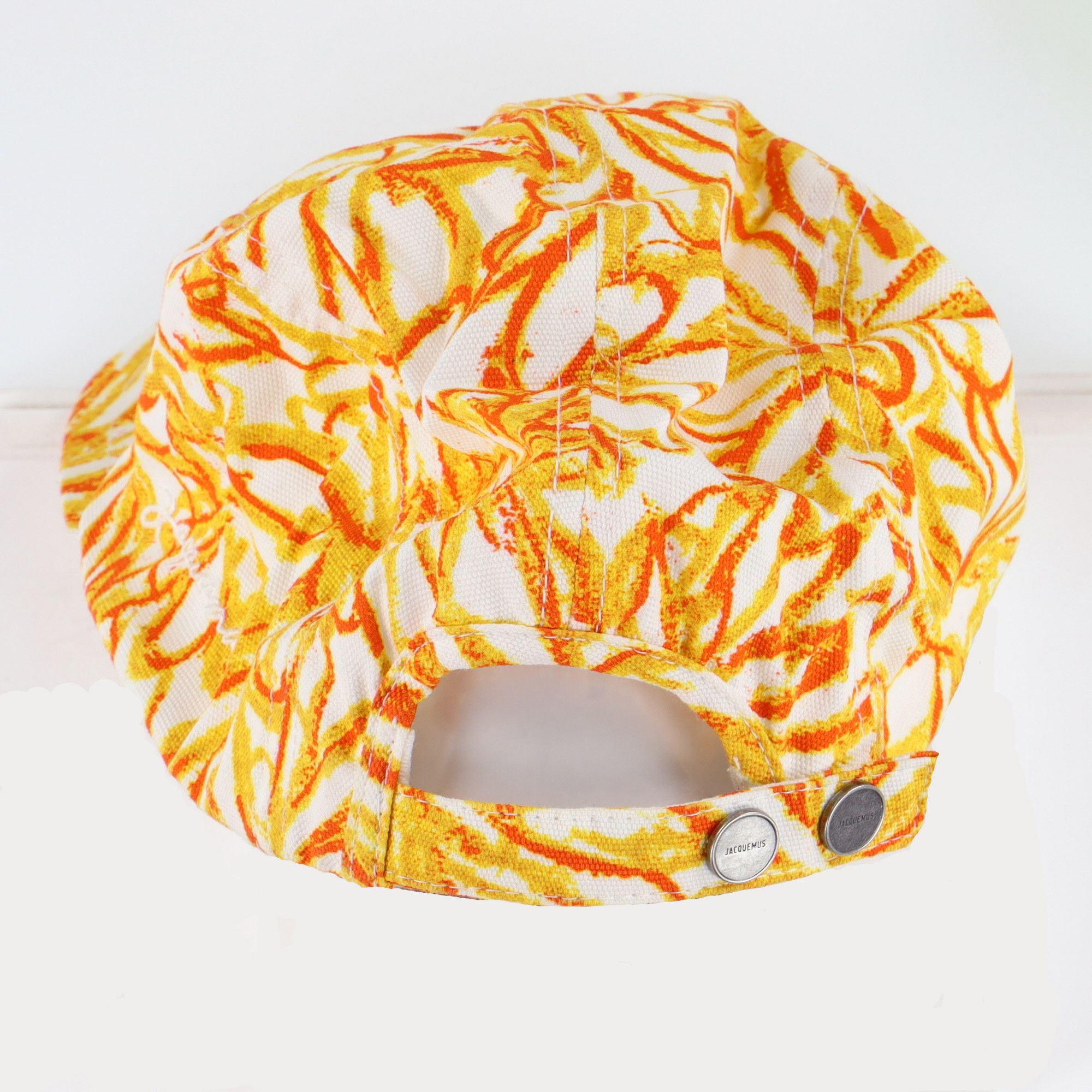 Jacquemus Yellow Floral Embroidered Logo 5 Panel Cap Size ONE SIZE - 3 Thumbnail