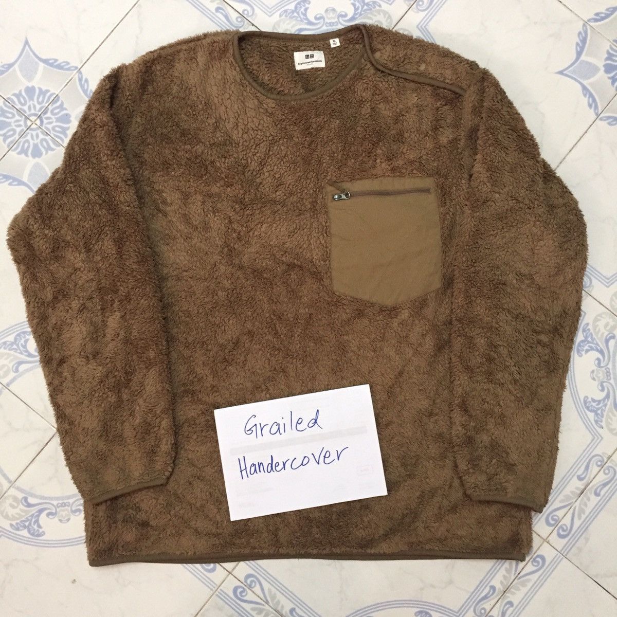 Engineered Garments Uniqlo Pile Fleece Snap Button Shoulder