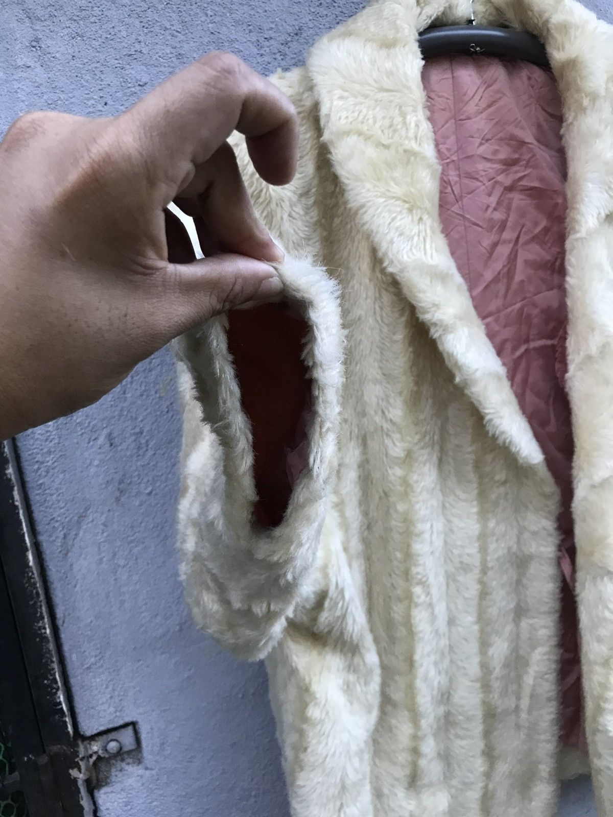 Japanese Brand × Vintage Very Rare Hairy coat and luxury style cardigan Size US L / EU 52-54 / 3 - 5 Thumbnail