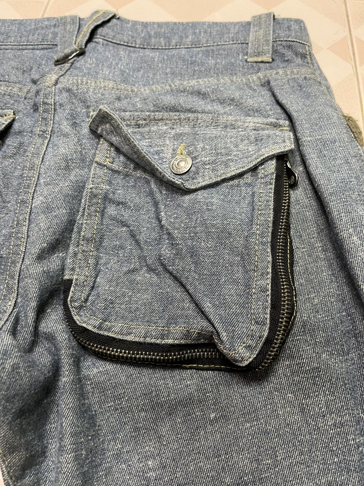 Japanese Brand × PPFM × Vintage Vintage PPFM CURVE J LEG Pants Size US 32 / EU 48 - 12 Thumbnail