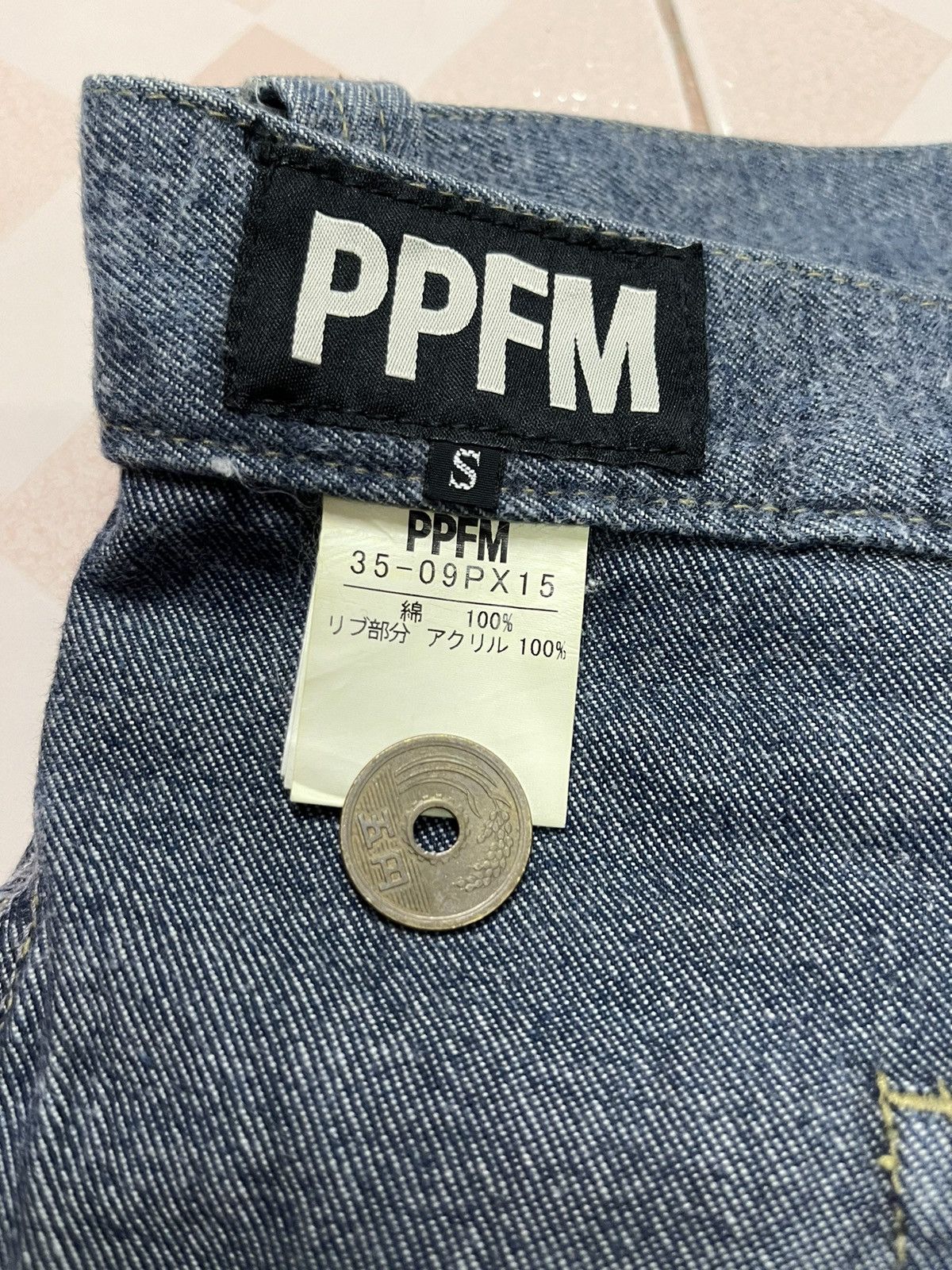 Japanese Brand × PPFM × Vintage Vintage PPFM CURVE J LEG Pants Size US 32 / EU 48 - 15 Thumbnail