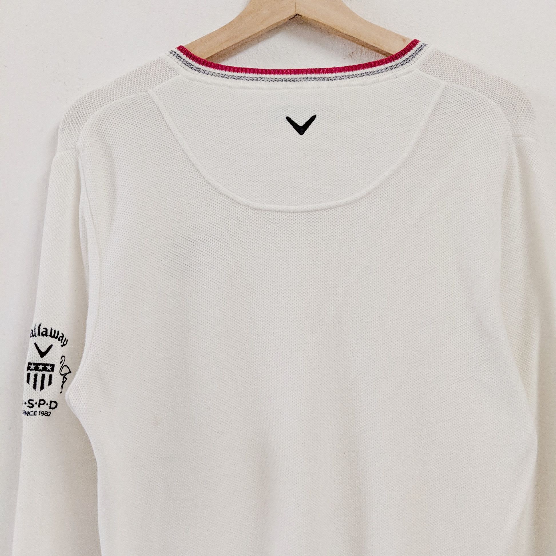Japanese Brand Vintage Callaway Logo White Knitwear Sweater Jumper Size US M / EU 48-50 / 2 - 4 Thumbnail